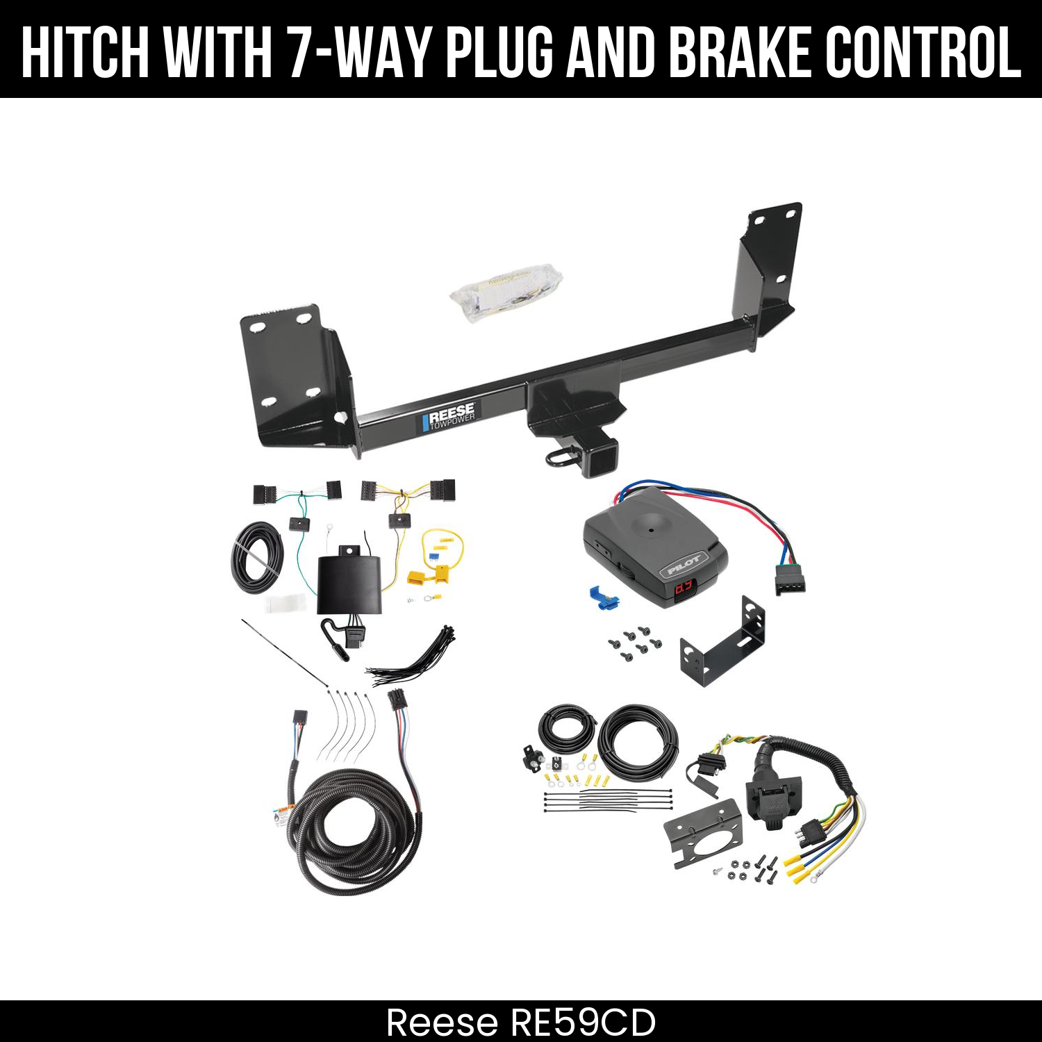 Trailer Hitch , 7-Way , Pro Series Pilot Brake Control