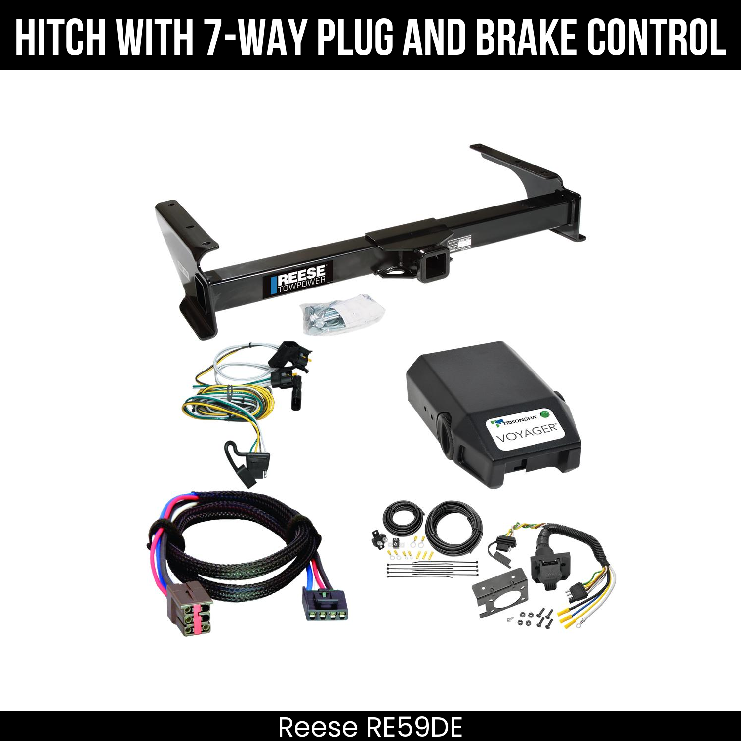 Trailer Hitch , 7-Way , Tekonsha Voyager Brake Control