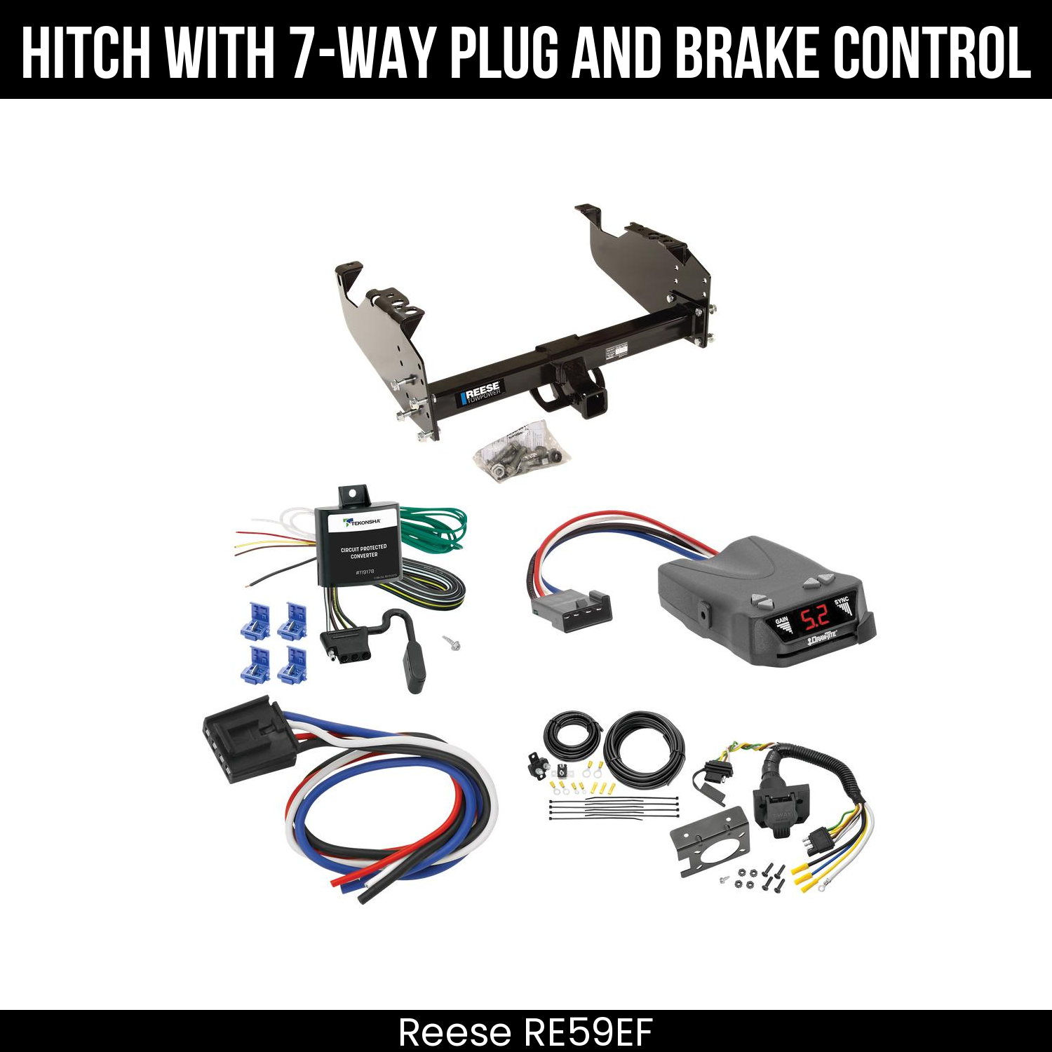 Trailer Hitch , 7-Way , Draw-Tite Activator IV Brake Control