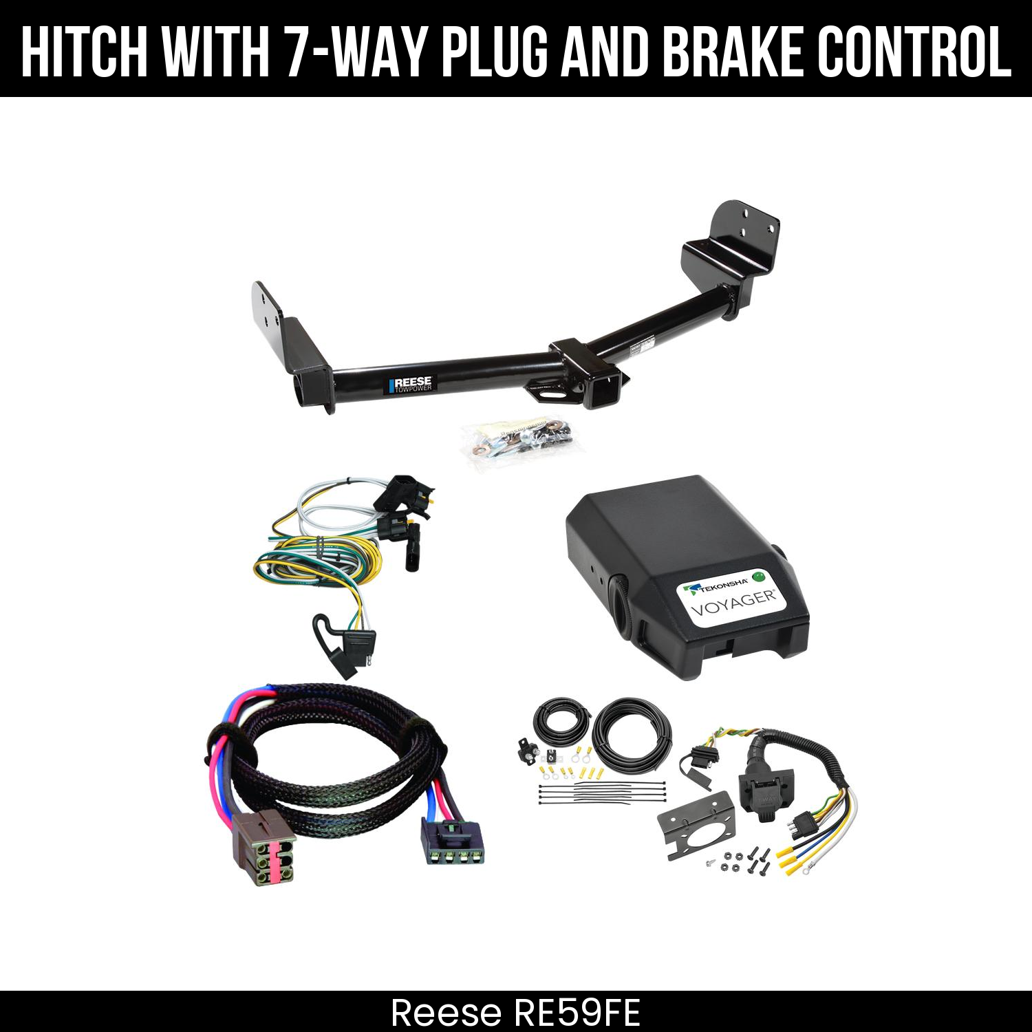 Trailer Hitch , 7-Way , Tekonsha Voyager Brake Control