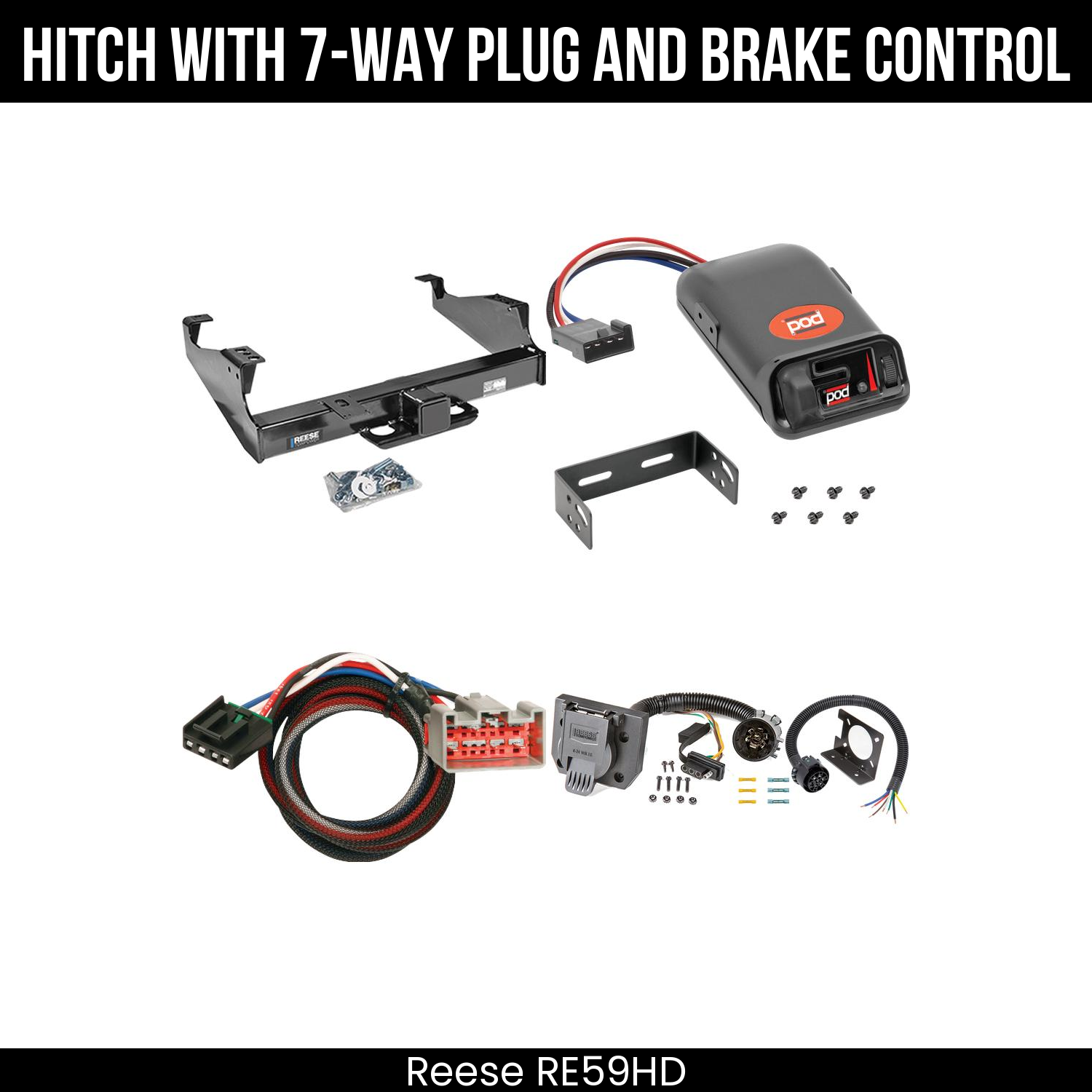 Trailer Hitch , 7-Way , Pro Series POD Brake Control