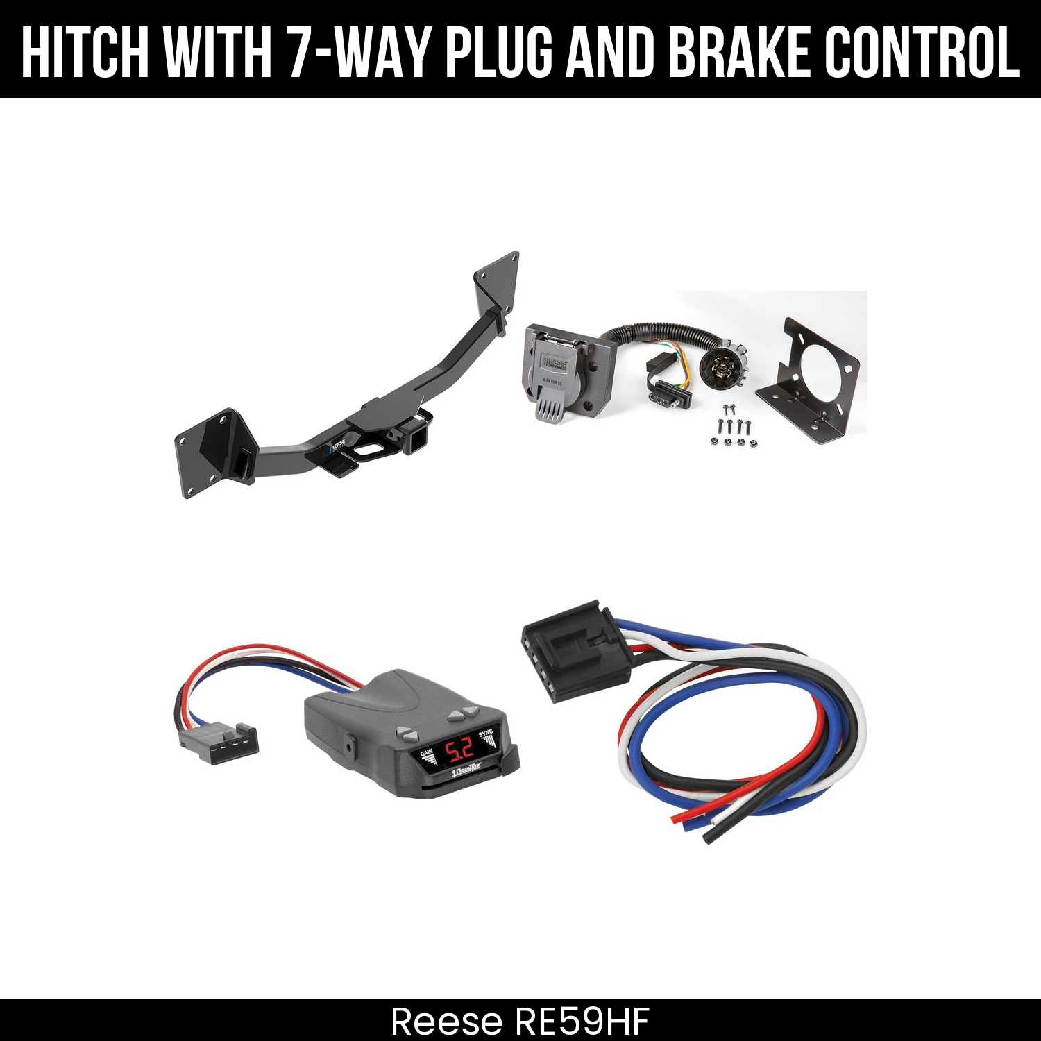Trailer Hitch , 7-Way , Draw-Tite Activator IV Brake Control
