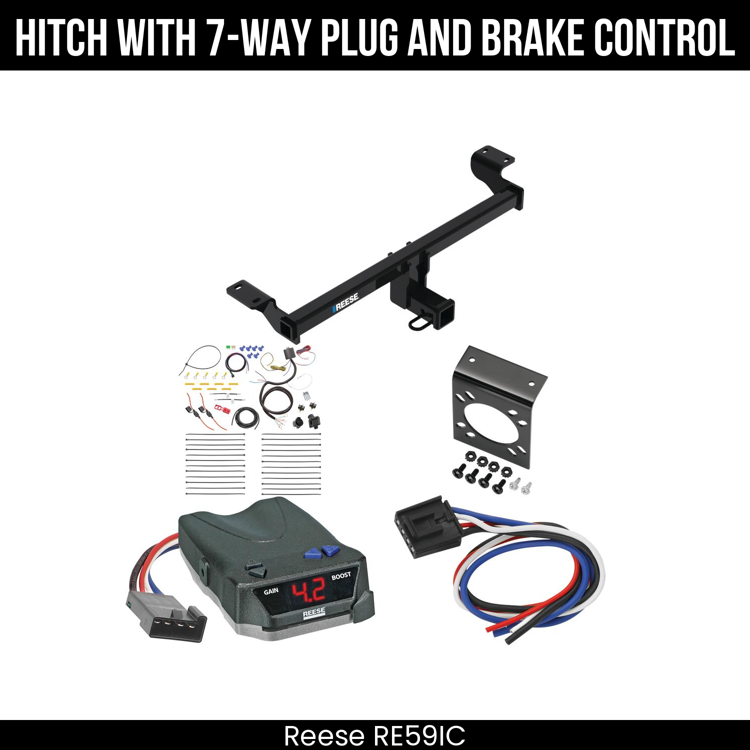 Trailer Hitch , 7-Way , Reese Brake EVN Control