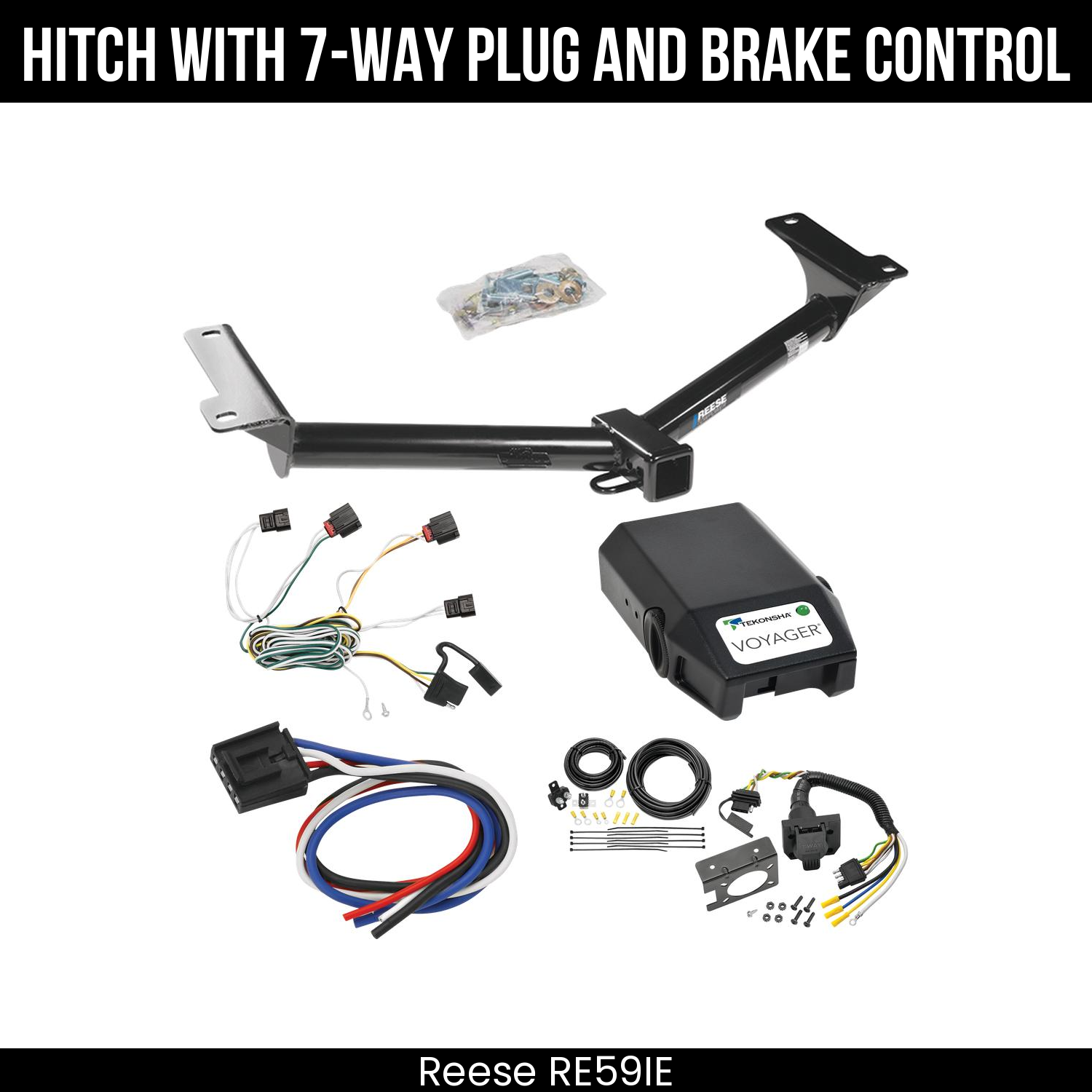 Trailer Hitch , 7-Way , Tekonsha Voyager Brake Control