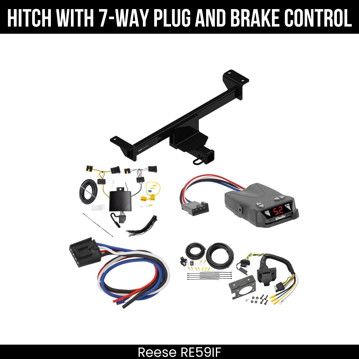 Trailer Hitch , 7-Way , Draw-Tite Activator IV Brake Control