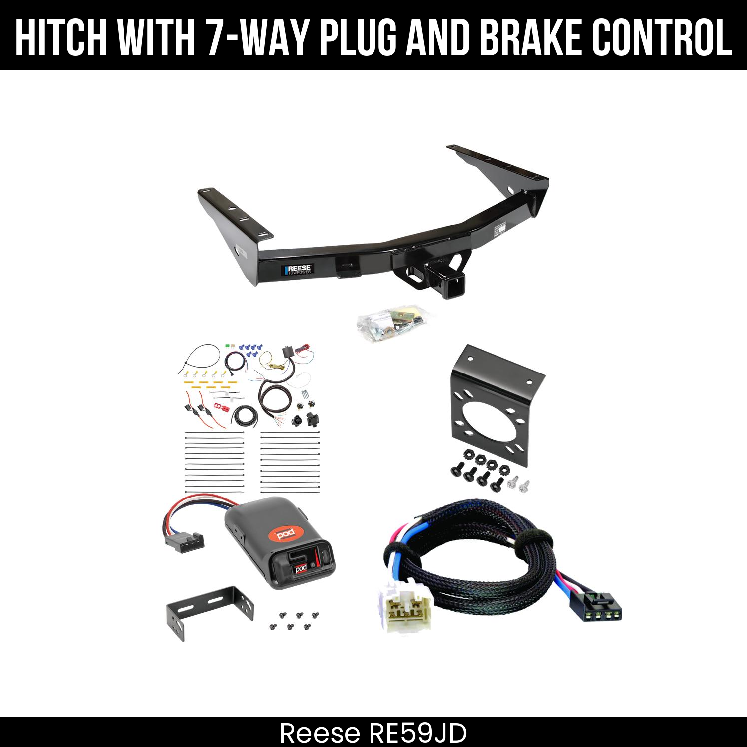 Trailer Hitch , 7-Way , Pro Series POD Brake Control