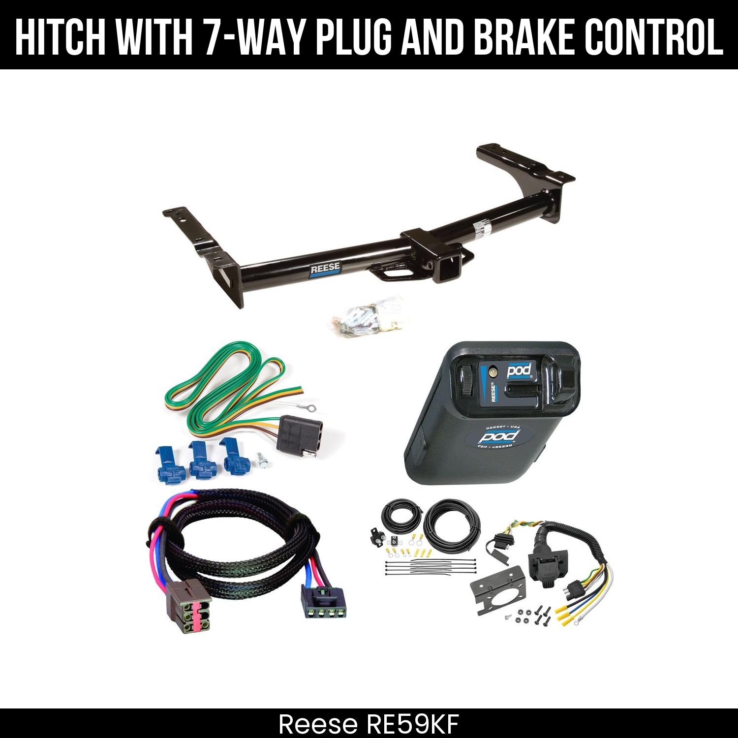 Trailer Hitch , 7-Way , Reese POD Brake Control