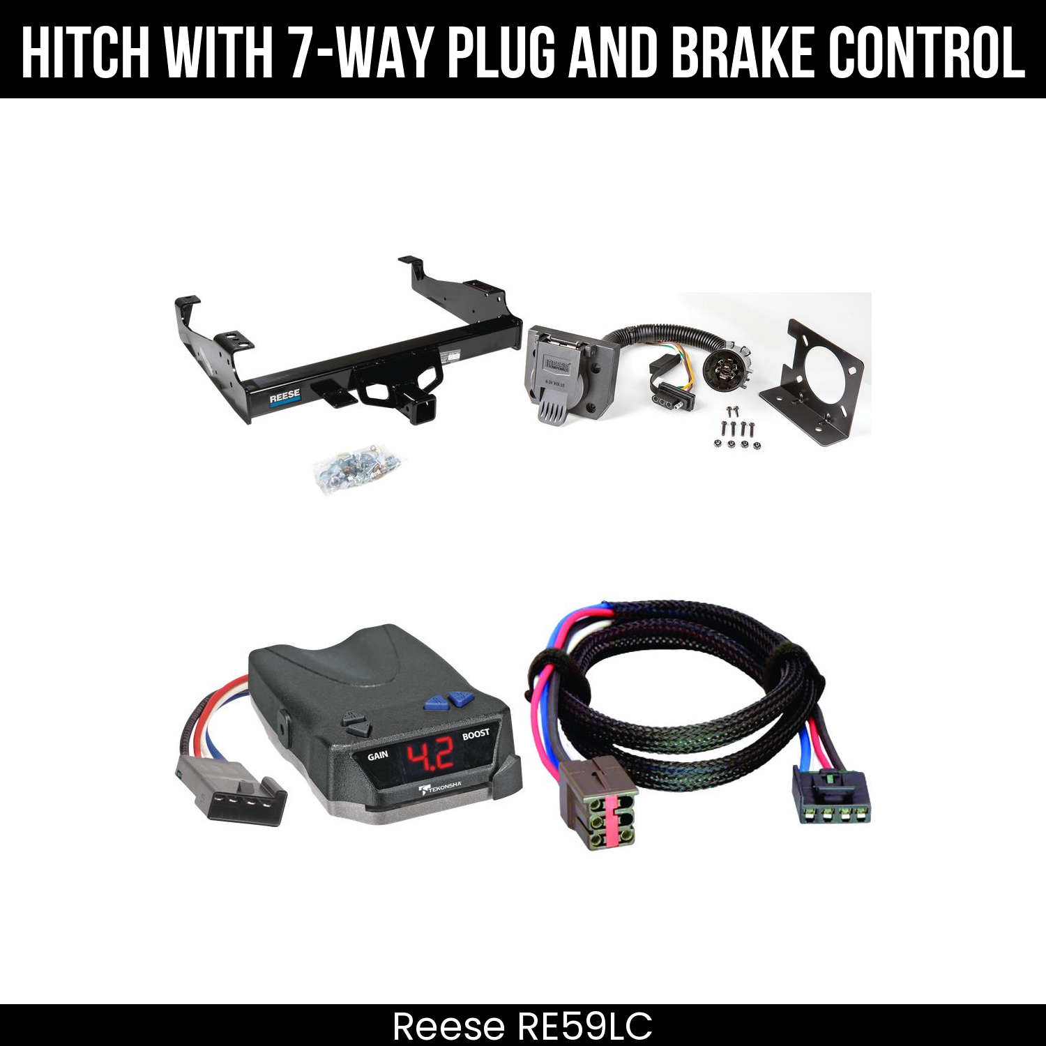 Trailer Hitch , 7-Way , Tekonsha Brake EVN Control