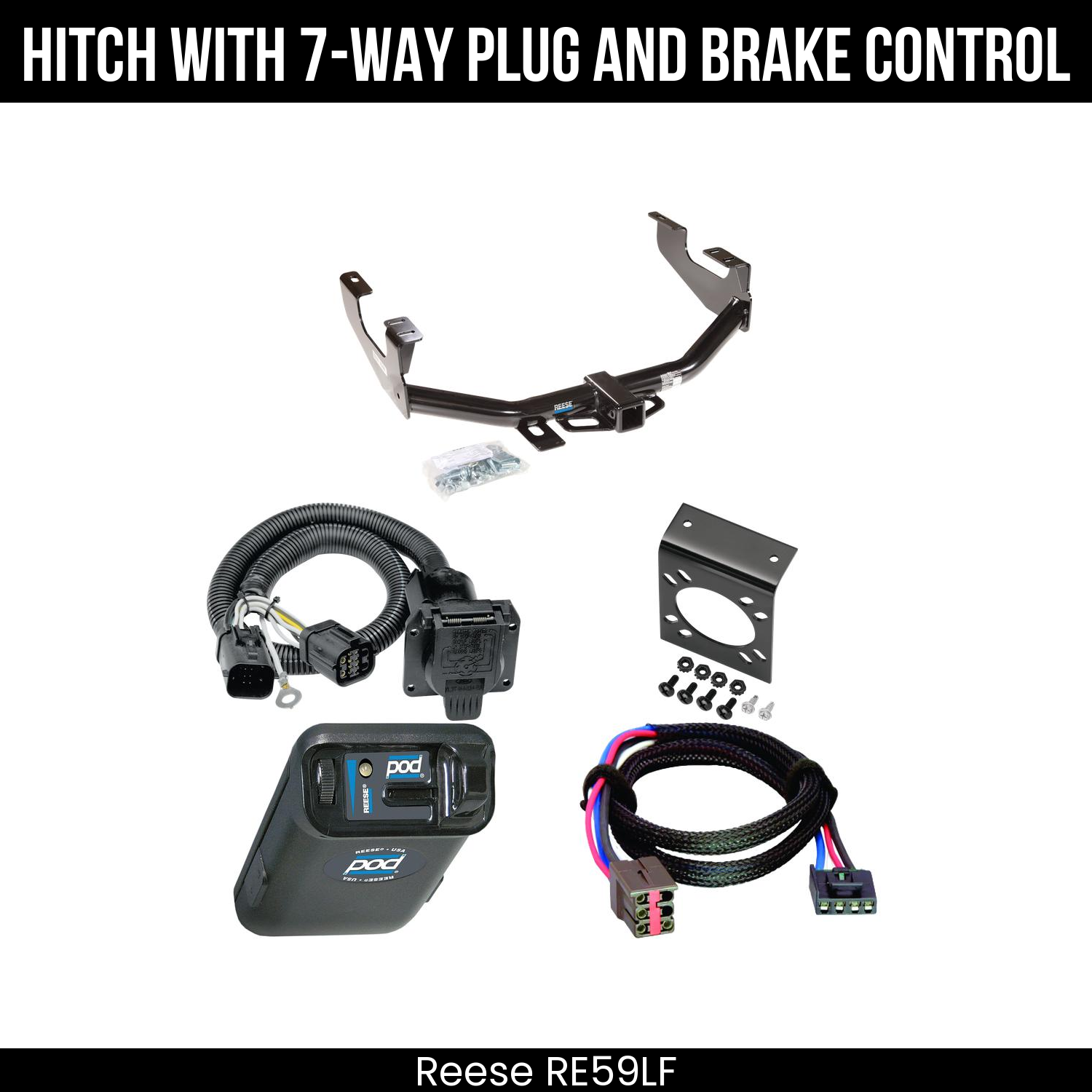 Trailer Hitch , 7-Way , Reese POD Brake Control