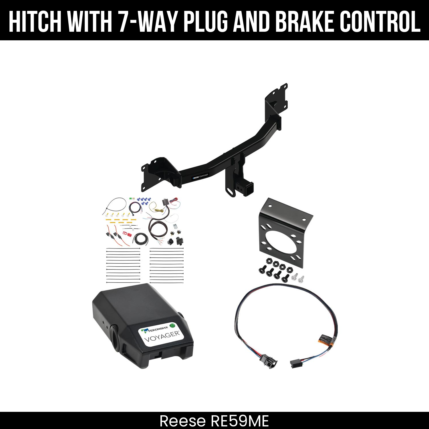 Trailer Hitch , 7-Way , Tekonsha Voyager Brake Control