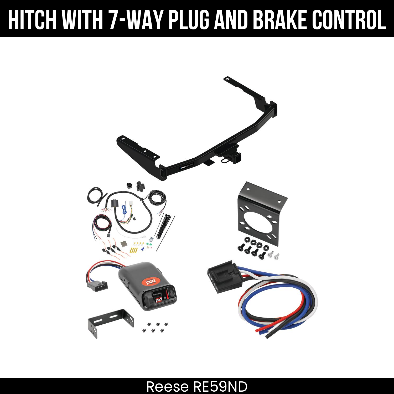 Trailer Hitch , 7-Way , Pro Series POD Brake Control