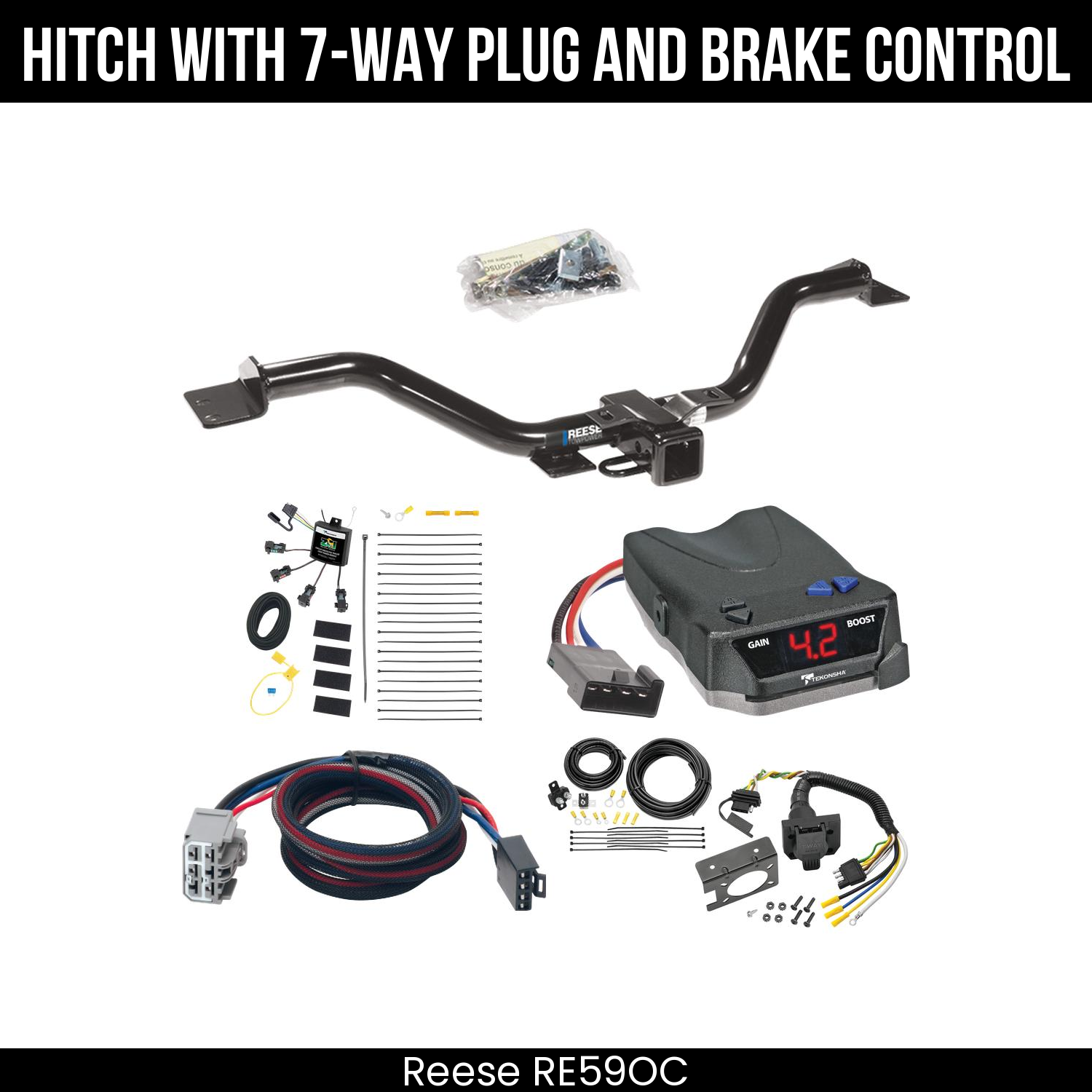 Trailer Hitch , 7-Way , Tekonsha Brake EVN Control