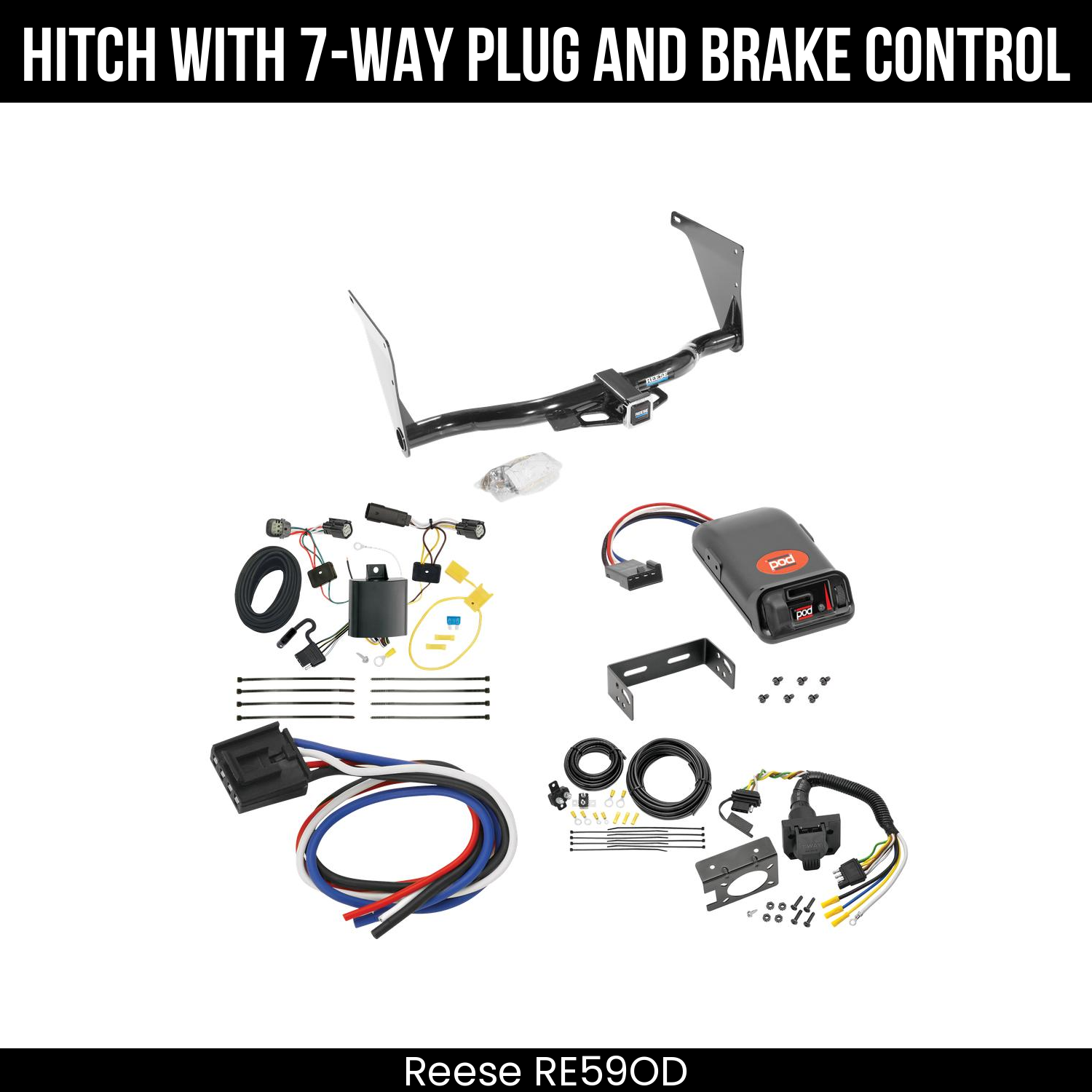 Trailer Hitch , 7-Way , Pro Series POD Brake Control