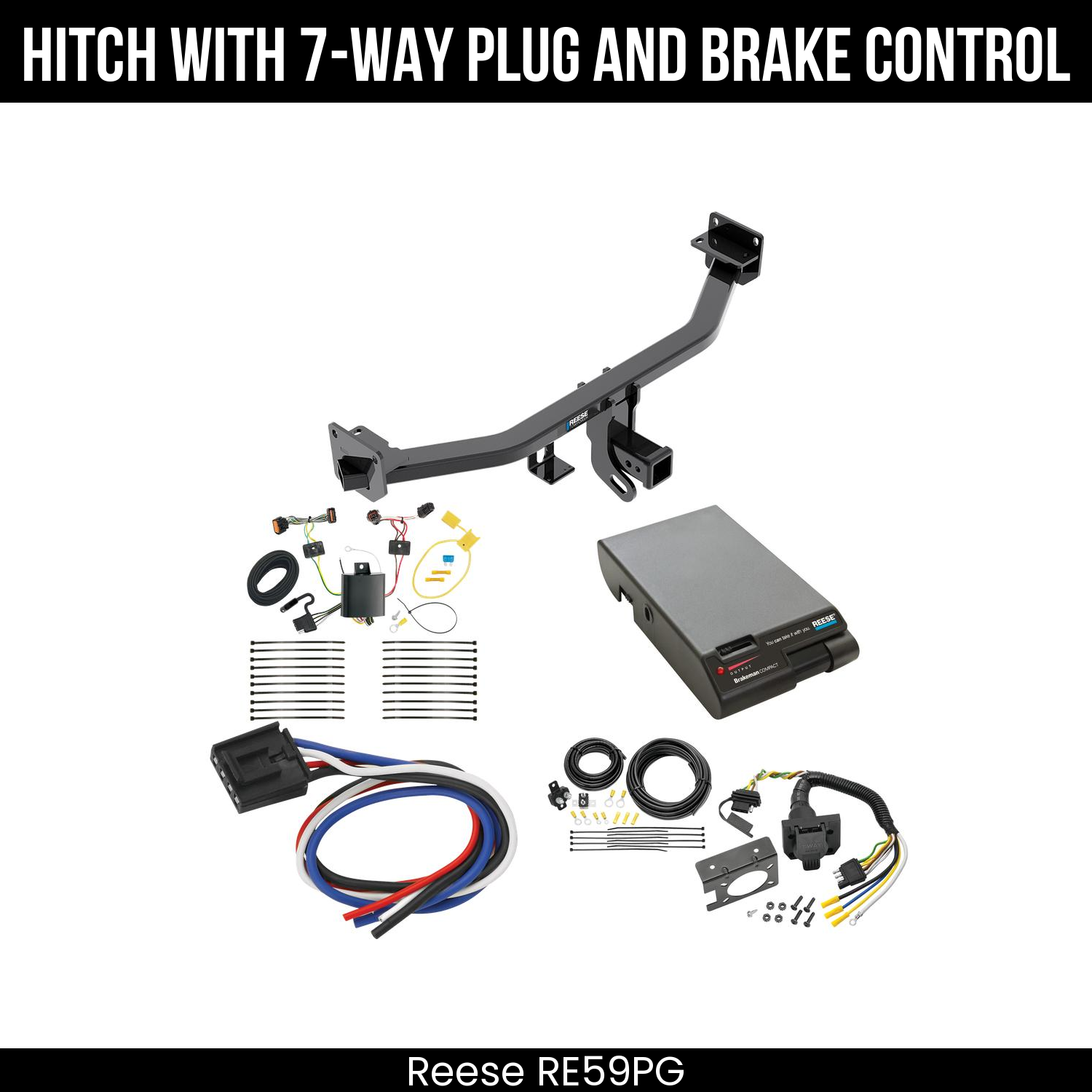 Trailer Hitch , 7-Way , Reese Brakeman Brake Control