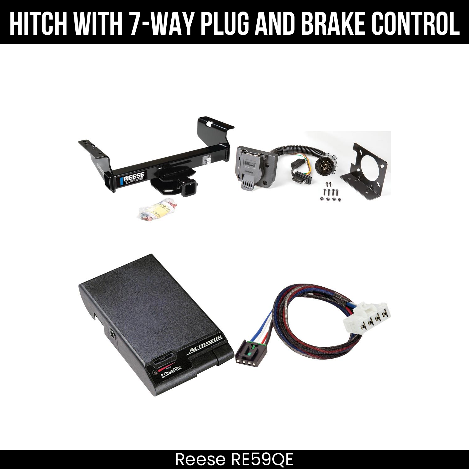 Trailer Hitch , 7-Way , Draw-Tite Activator Brake Control