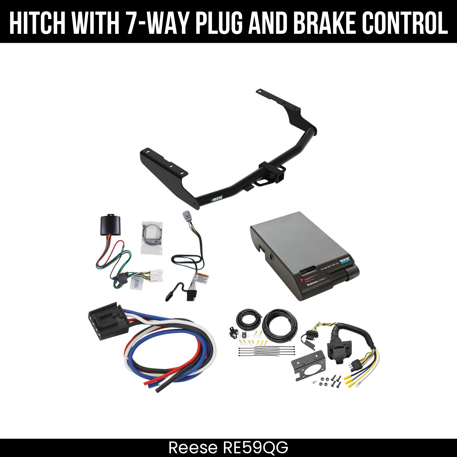 Trailer Hitch , 7-Way , Reese Brakeman Brake Control