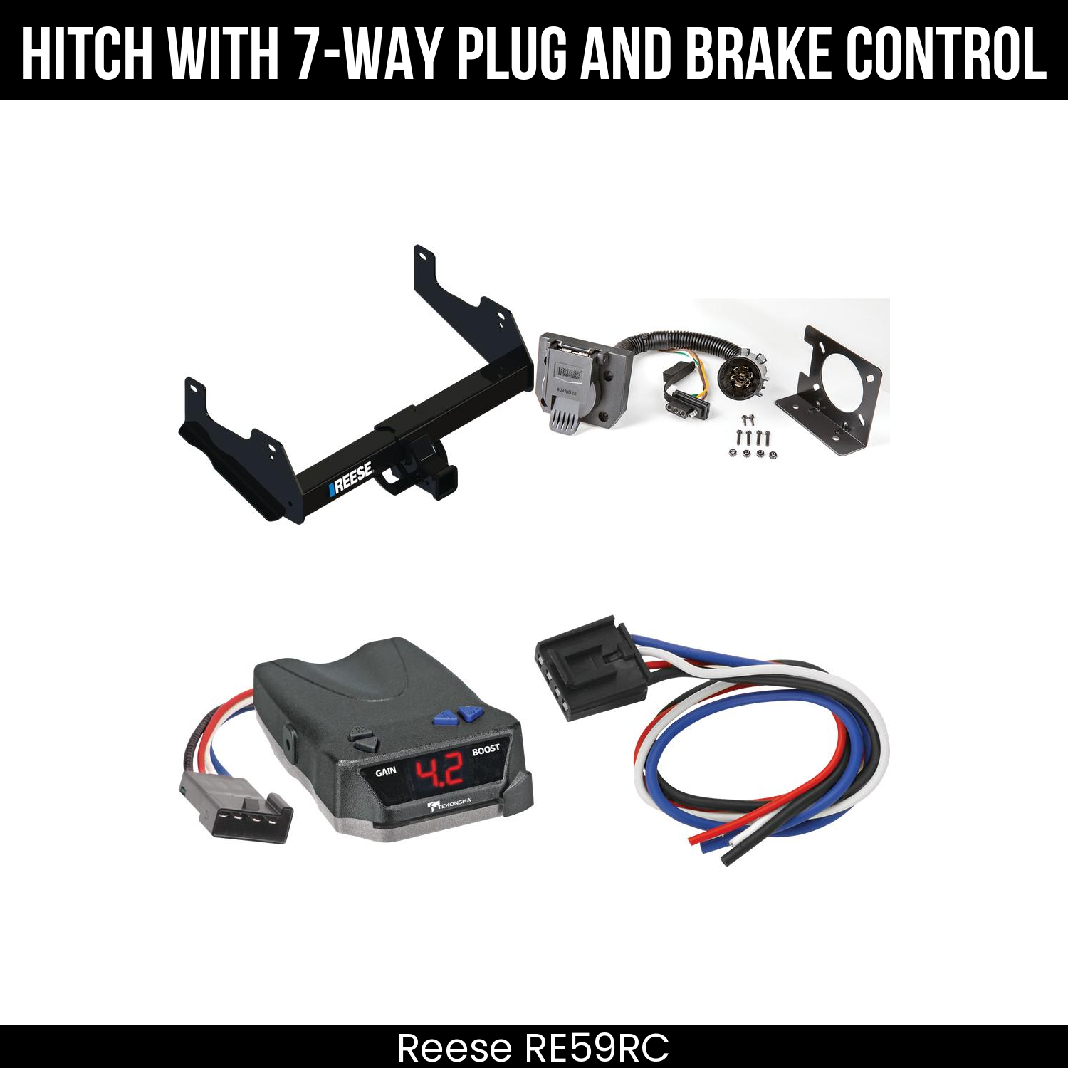 Trailer Hitch , 7-Way , Tekonsha Brake EVN Control