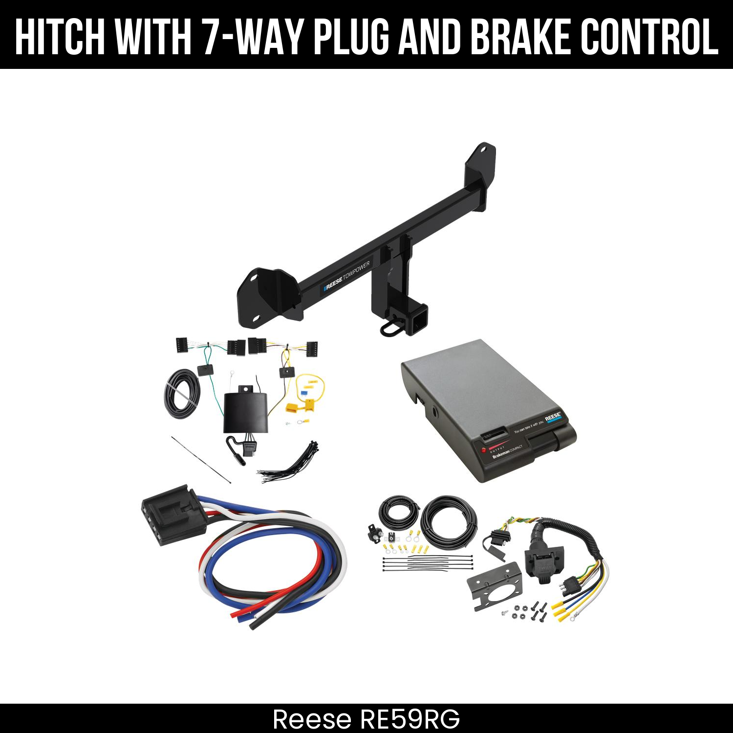 Trailer Hitch , 7-Way , Reese Brakeman Brake Control