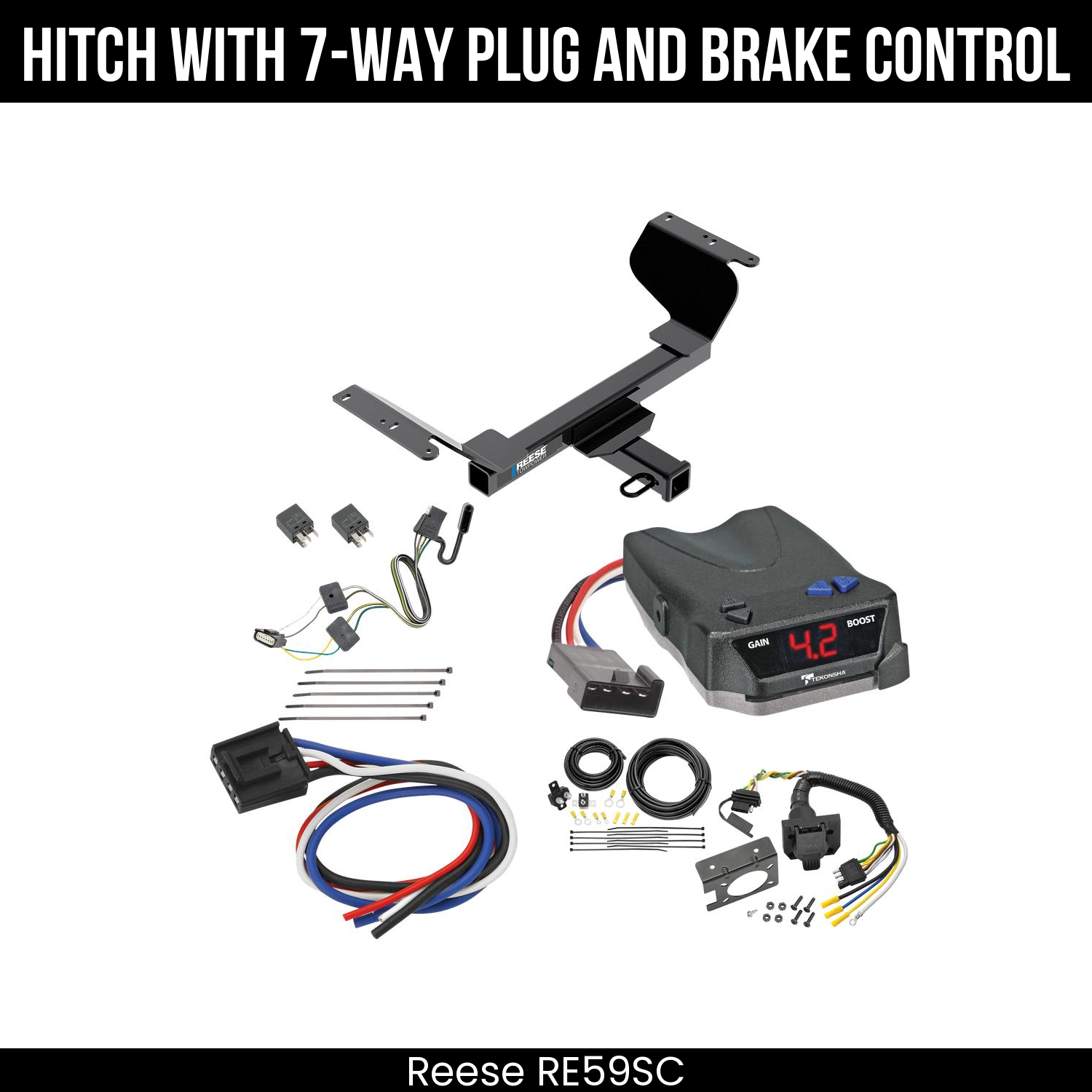 Trailer Hitch , 7-Way , Tekonsha Brake EVN Control