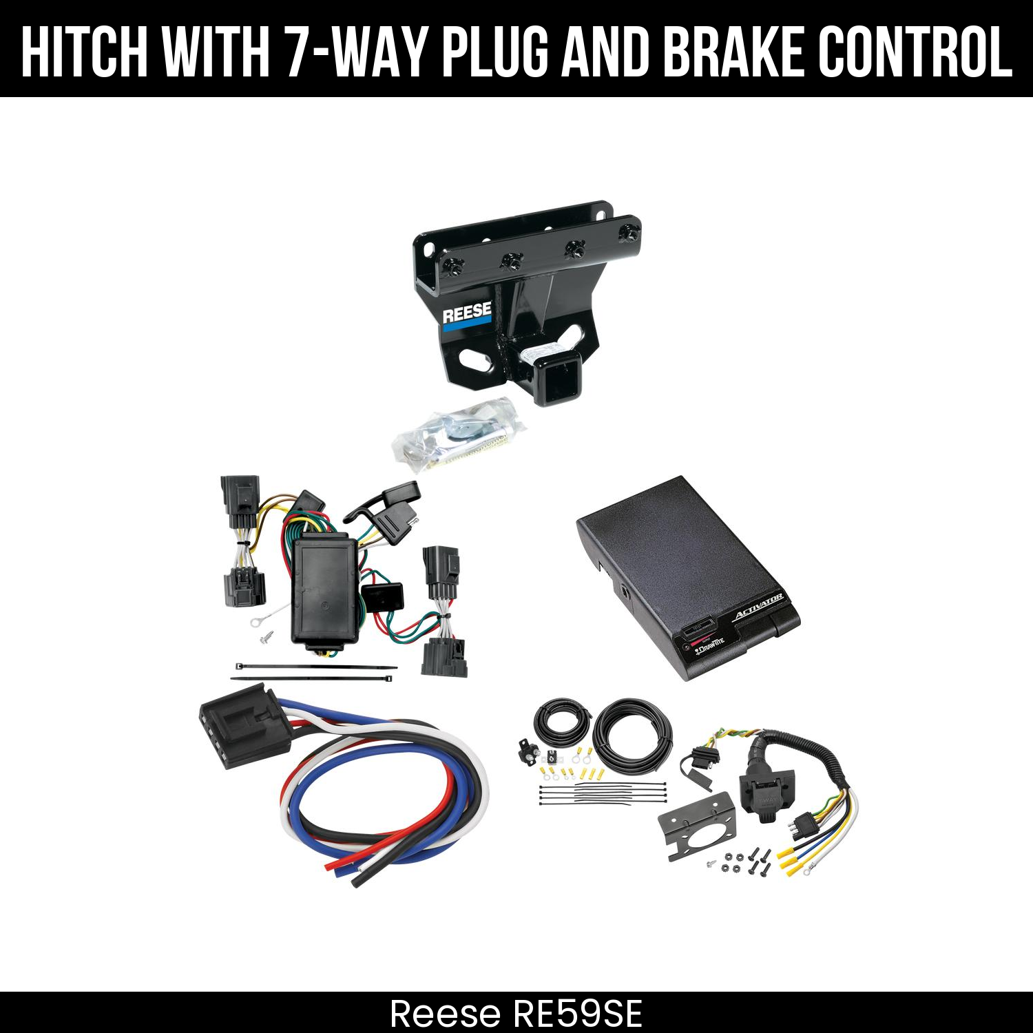 Trailer Hitch , 7-Way , Draw-Tite Activator Brake Control