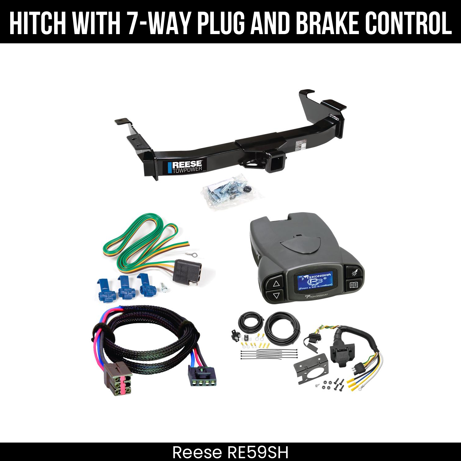 Trailer Hitch , 7-Way , Tekonsha Prodigy P3 Brake Control