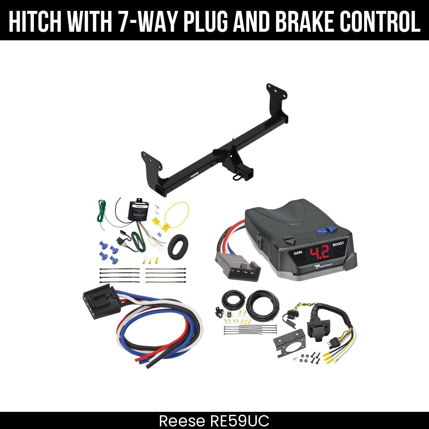 Trailer Hitch , 7-Way , Tekonsha Brake EVN Control