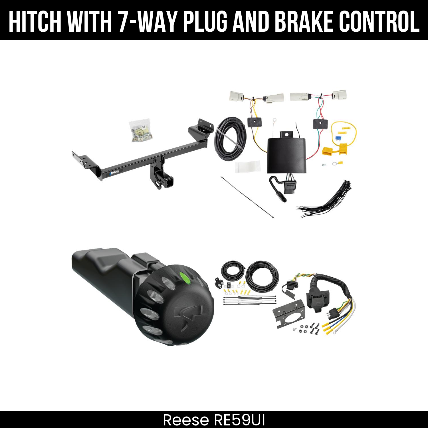 Trailer Hitch , 7-Way , Tekonsha Voyager iD Smart Brake Control