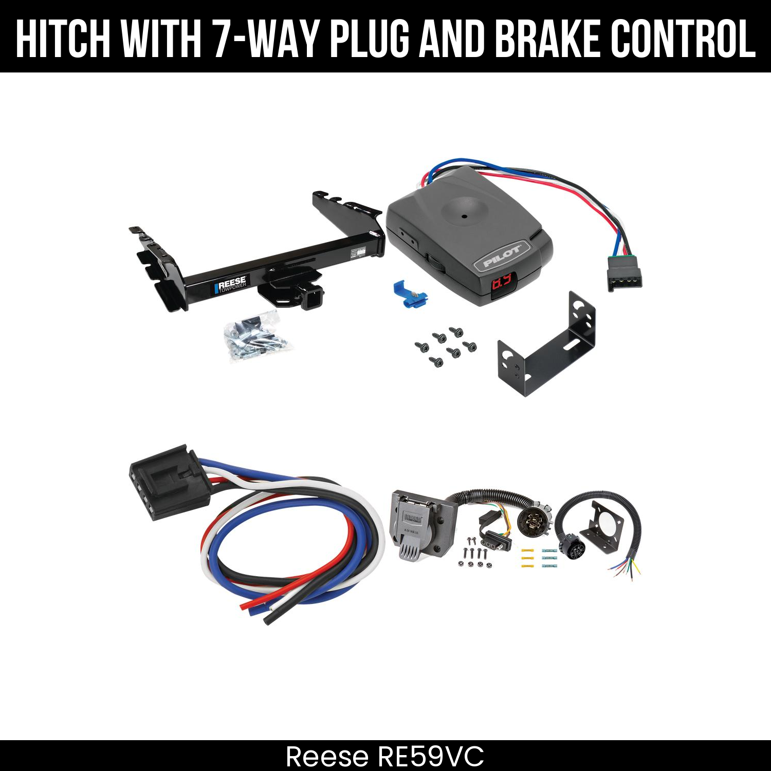 Trailer Hitch , 7-Way , Pro Series Pilot Brake Control
