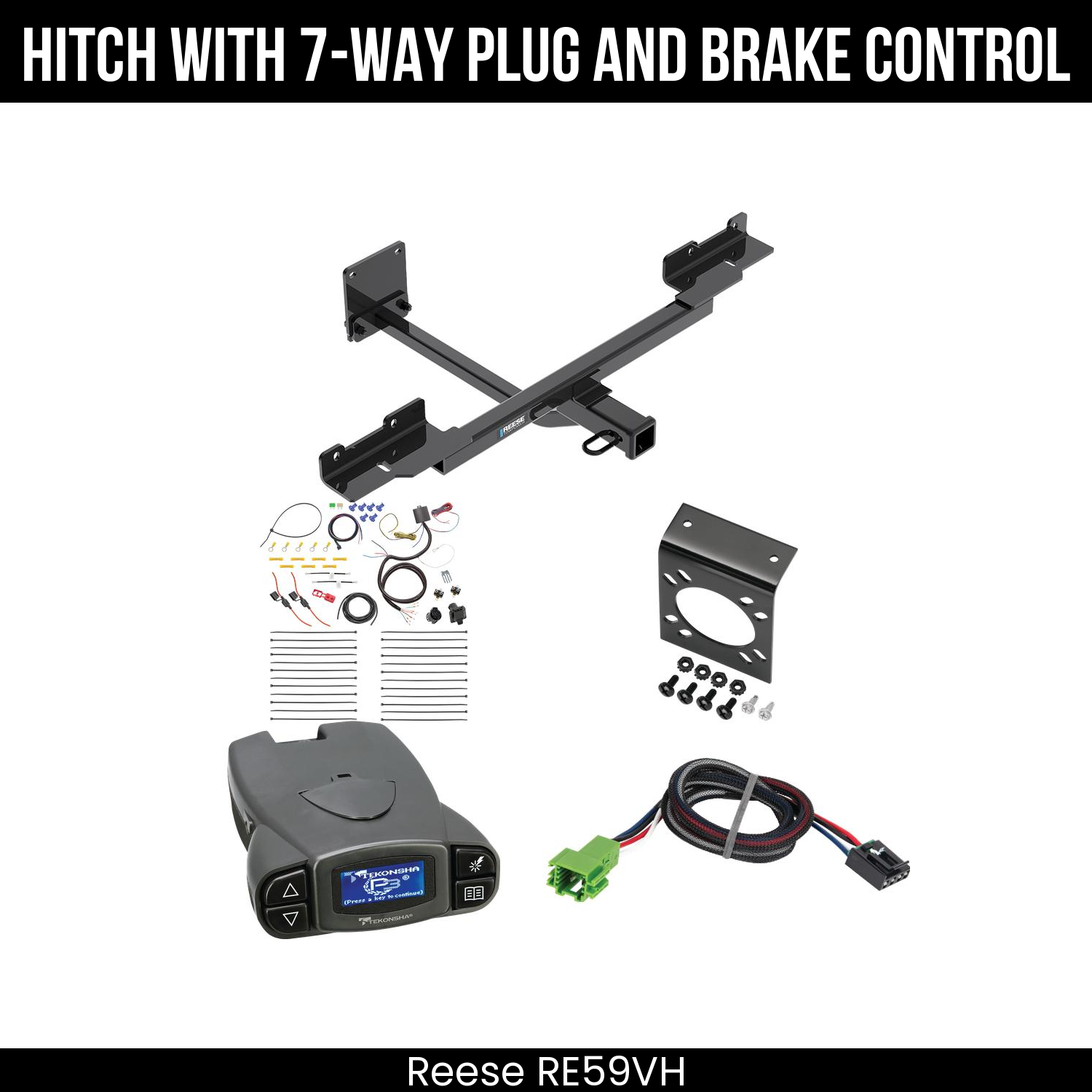 Trailer Hitch , 7-Way , Tekonsha Prodigy P3 Brake Control