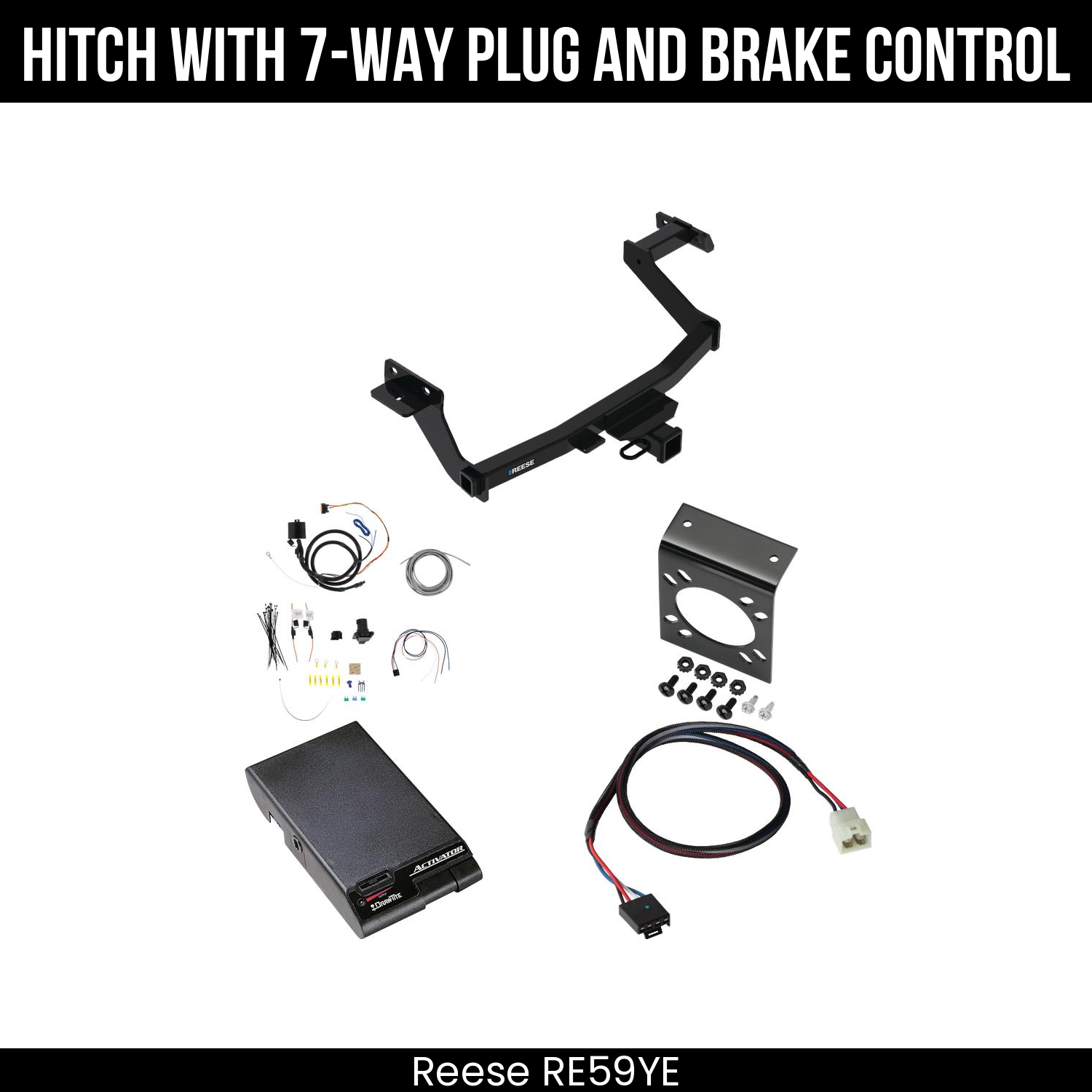 Trailer Hitch , 7-Way , Draw-Tite Activator Brake Control