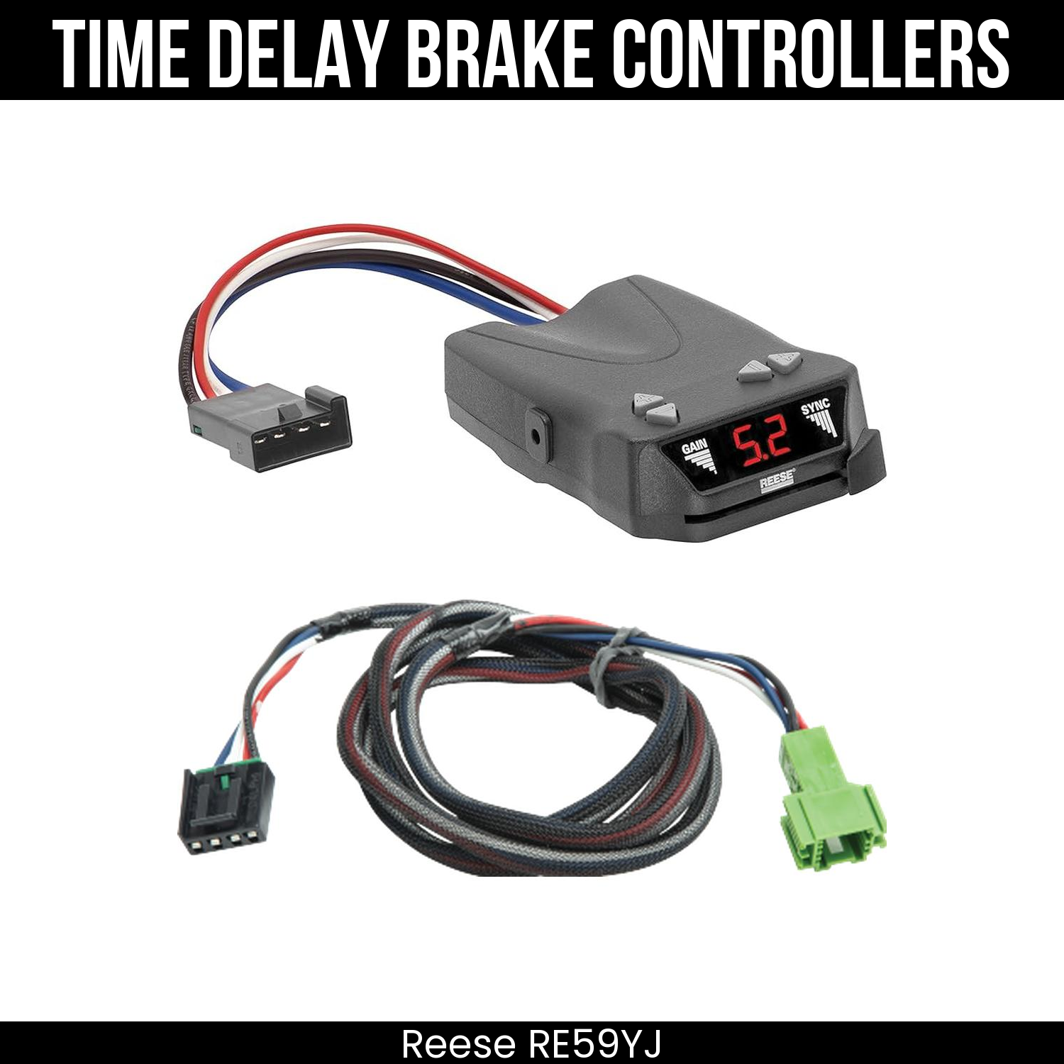 Reese Brakeman IV Brake Control , Plug Adapter