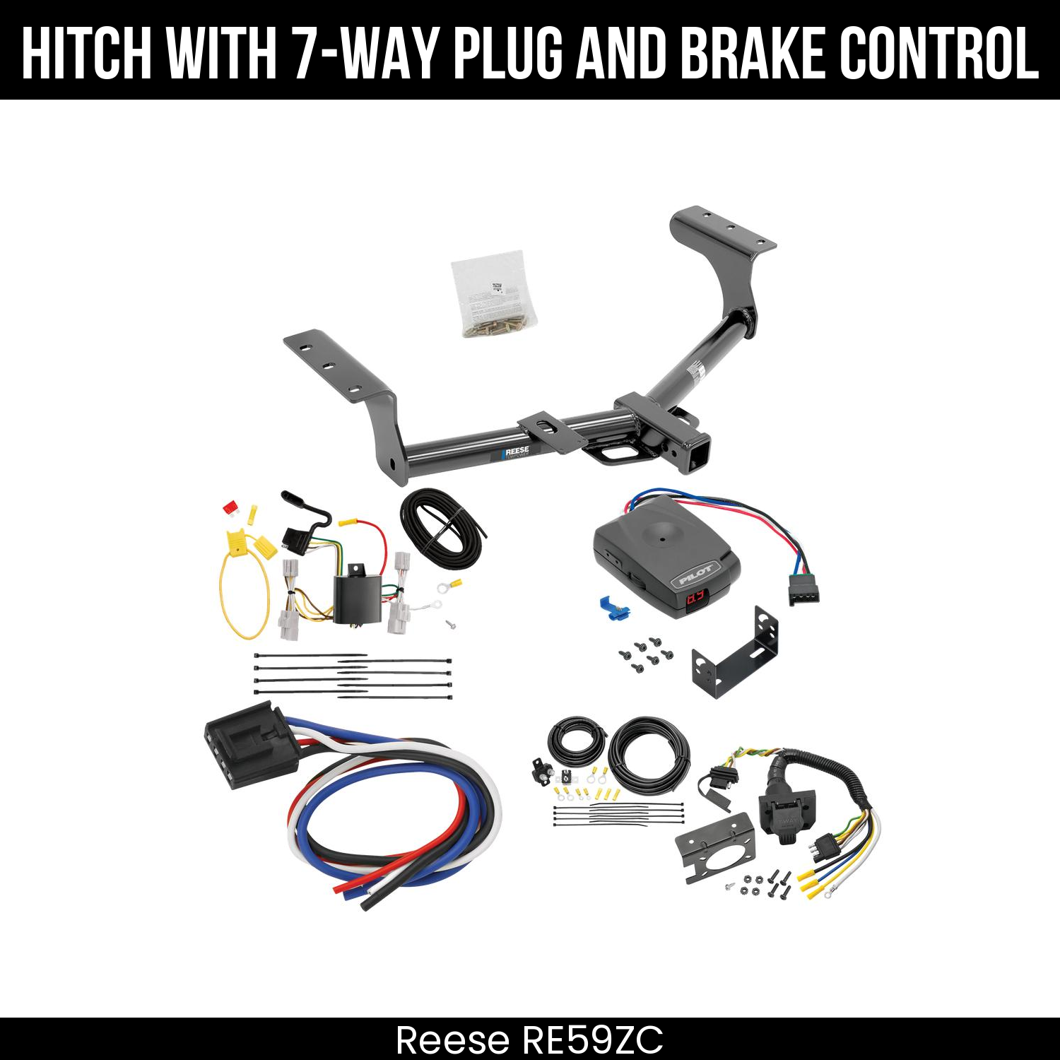 Trailer Hitch , 7-Way , Pro Series Pilot Brake Control
