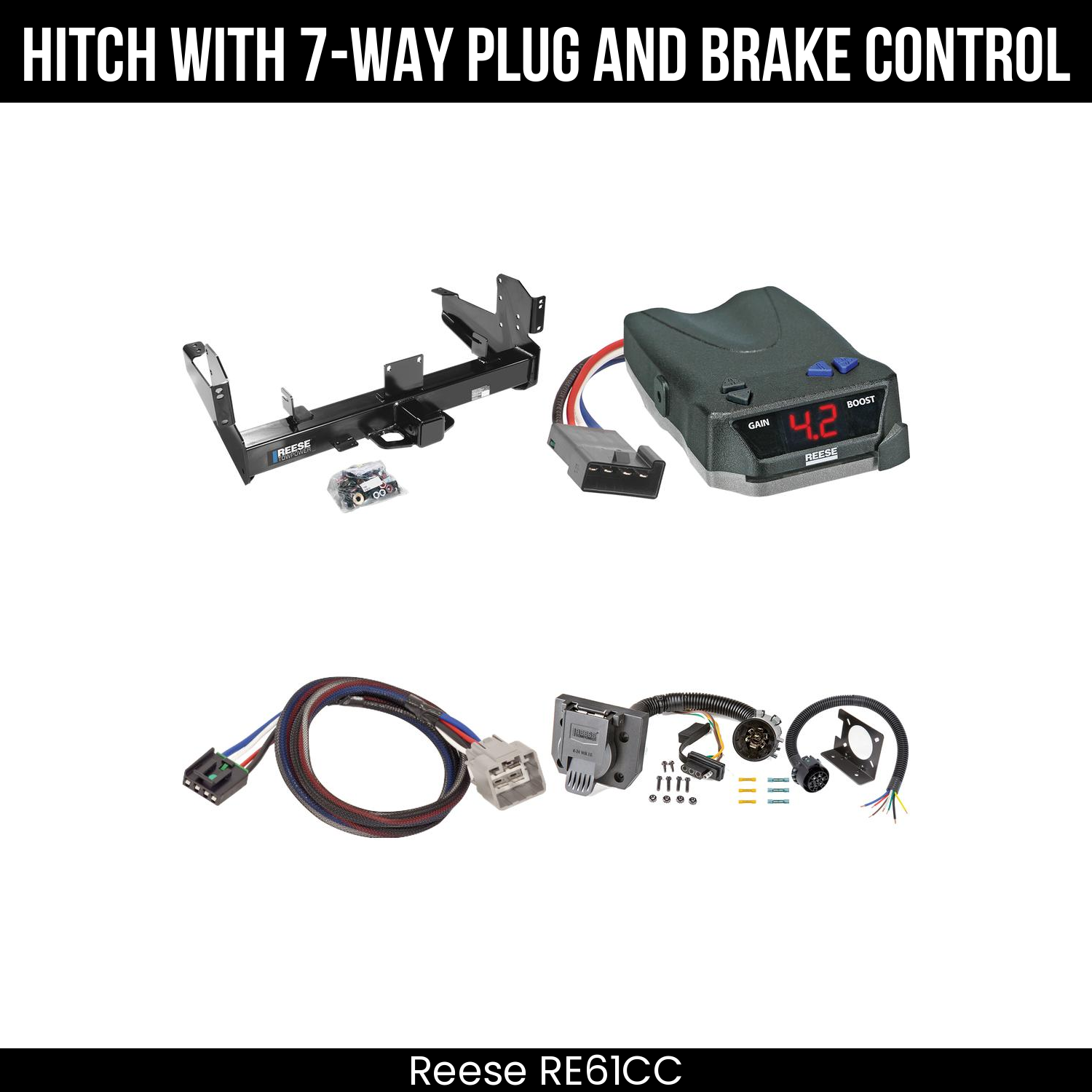 Trailer Hitch , 7-Way , Reese Brake EVN Control