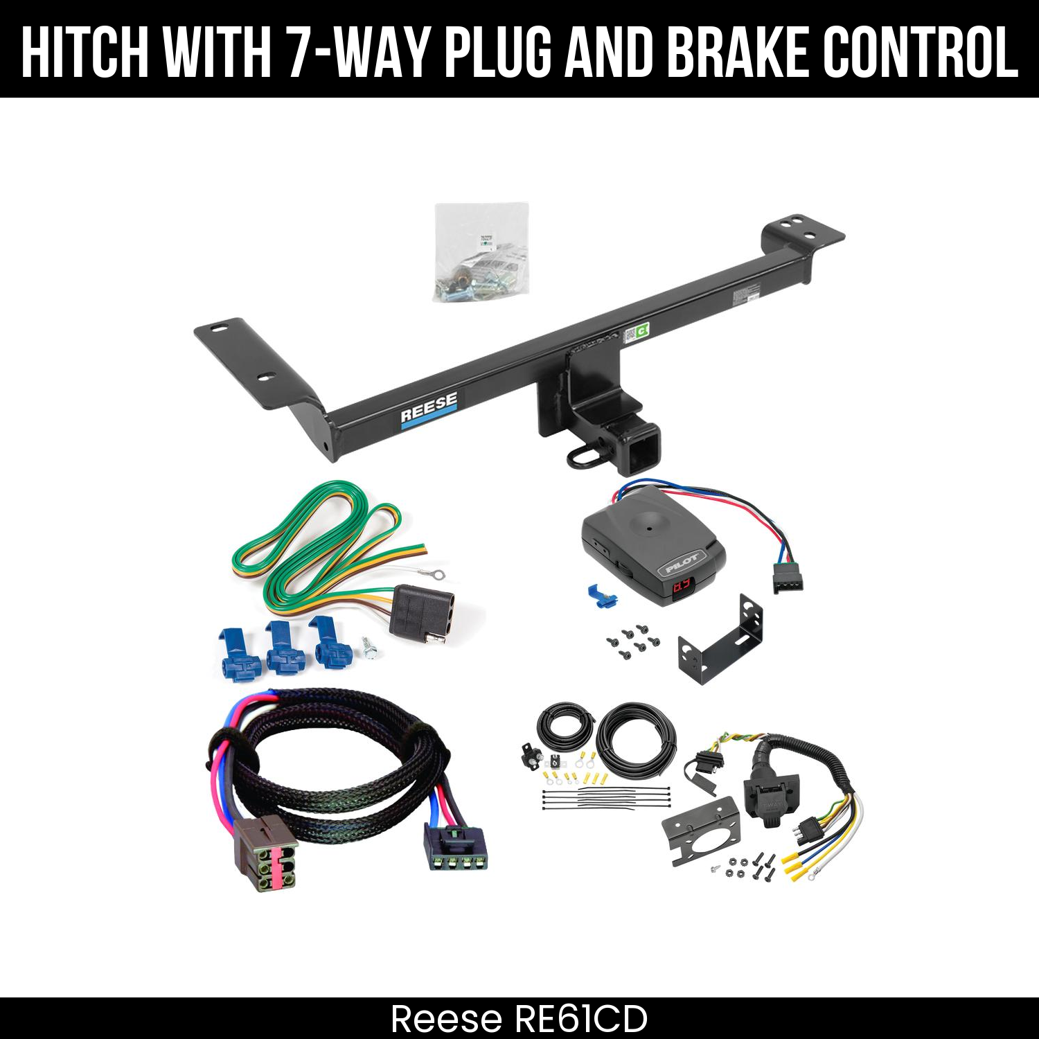 Trailer Hitch , 7-Way , Pro Series Pilot Brake Control