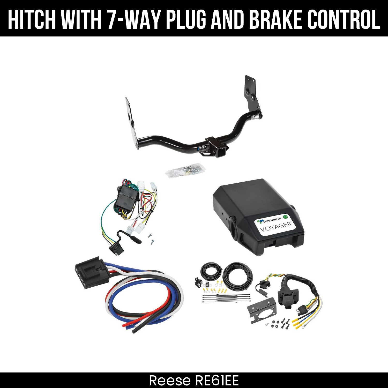 Trailer Hitch , 7-Way , Tekonsha Voyager Brake Control