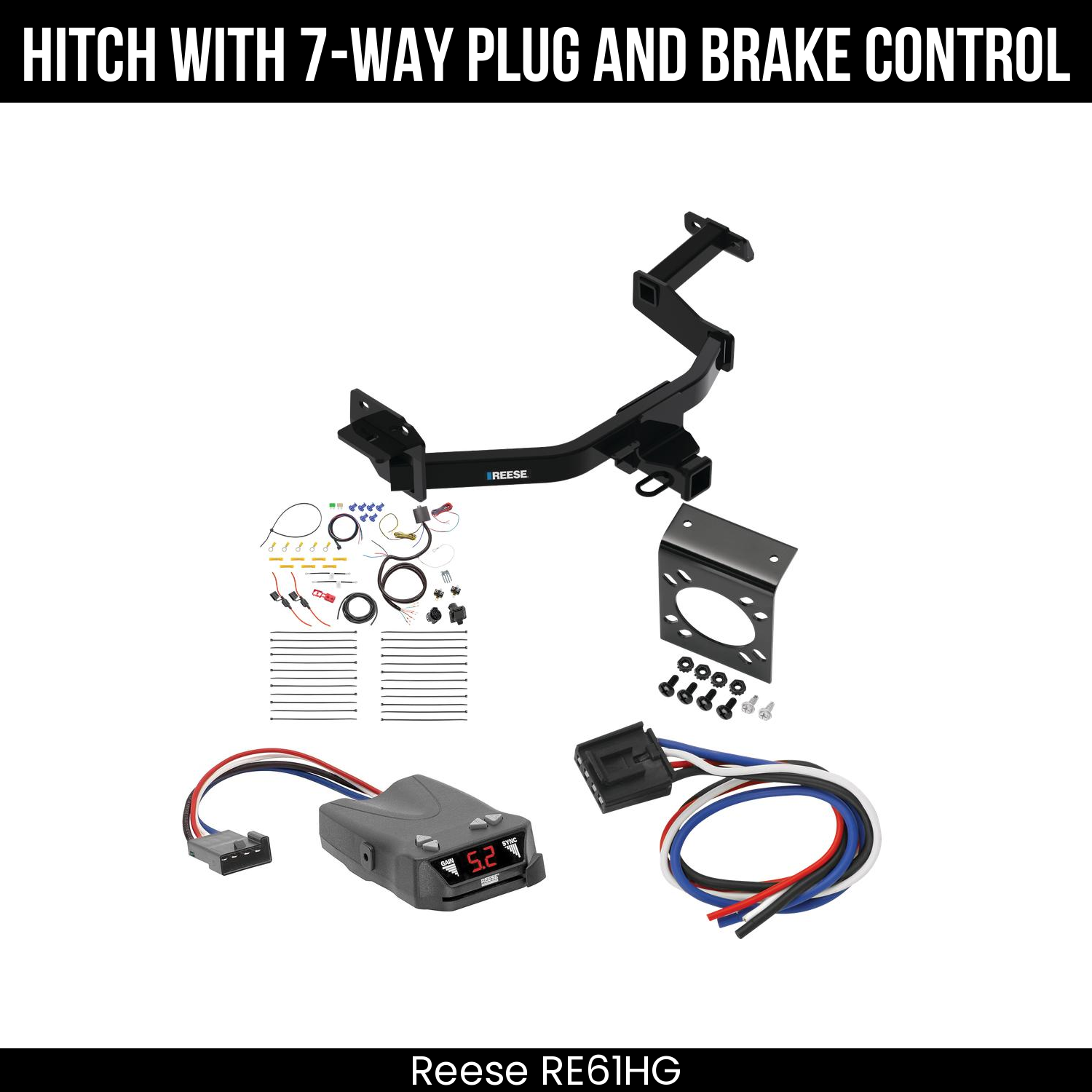 Trailer Hitch , 7-Way , Reese Brakeman IV Brake Control