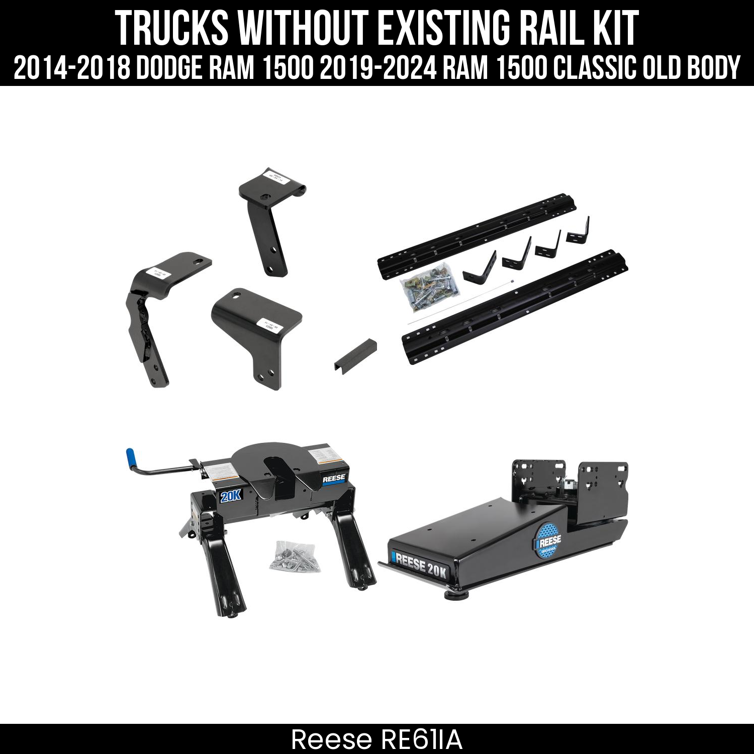 5th Wheel Hitch Bracket Kit,5th Wheel Hitch Mounting Rail & Bracket Kit,5th Wheel Hitch,Replacement 5th Wheel Legs,Sidewinder 5th Wheel Pin Box