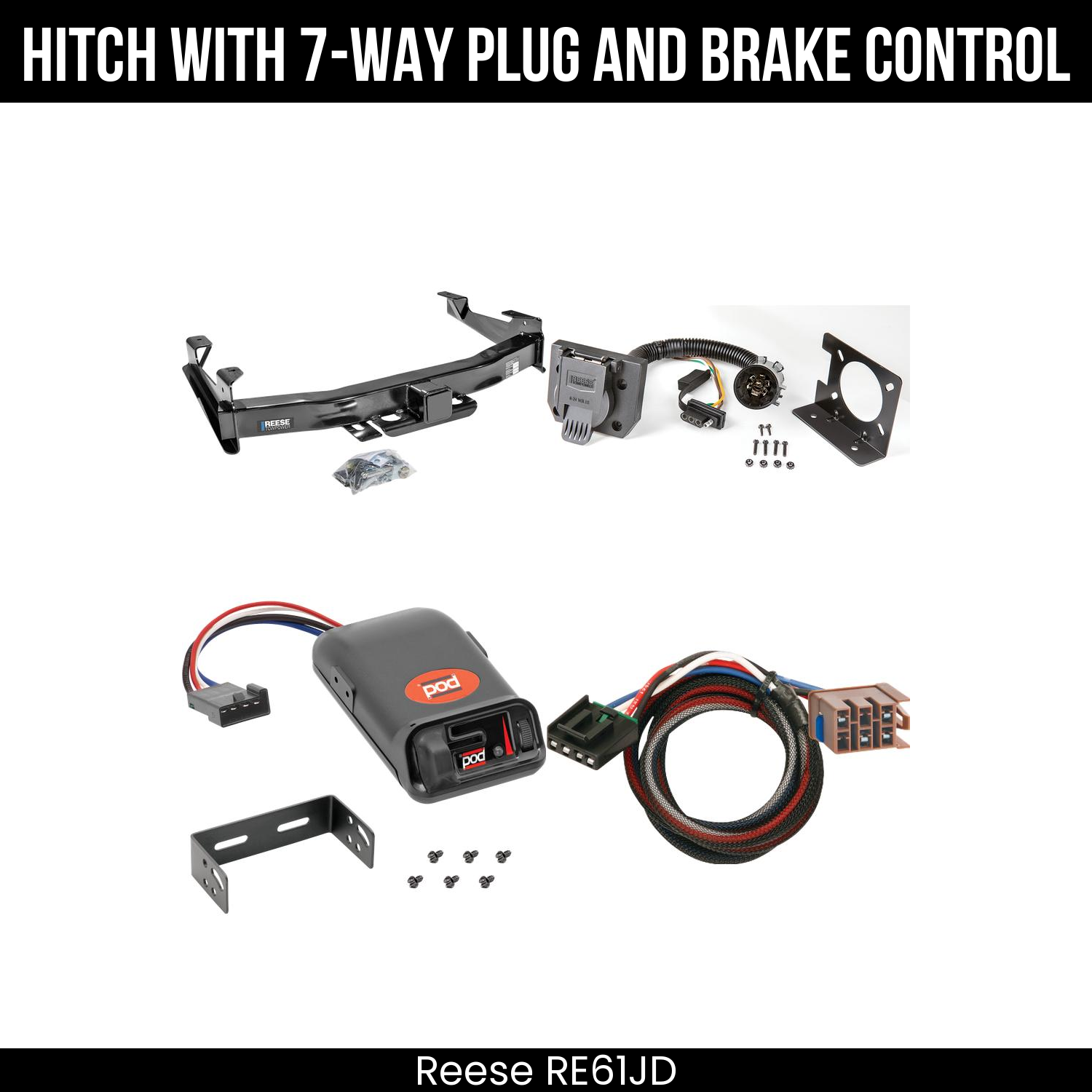 Trailer Hitch , 7-Way , Pro Series POD Brake Control