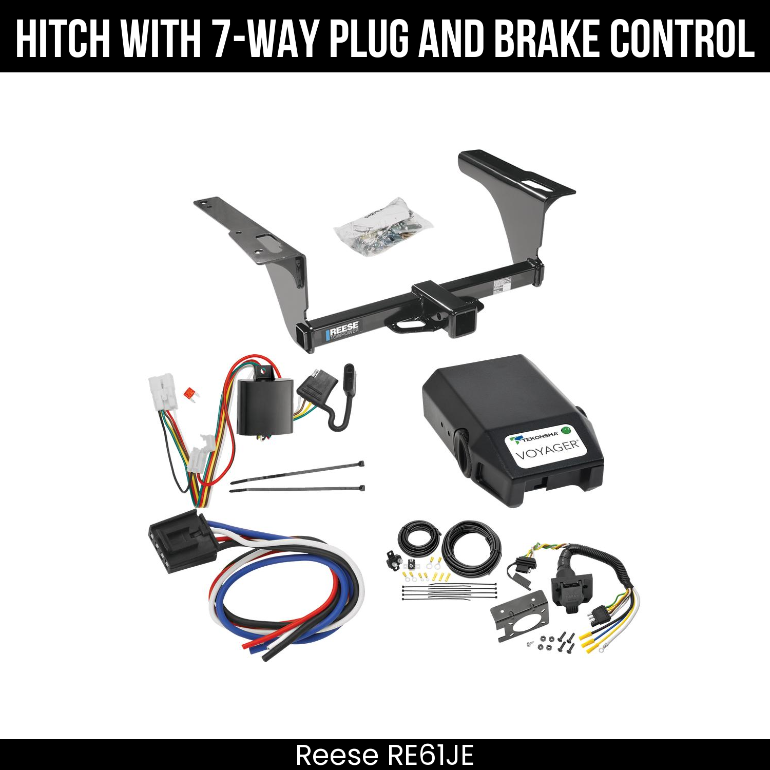 Trailer Hitch , 7-Way , Tekonsha Voyager Brake Control