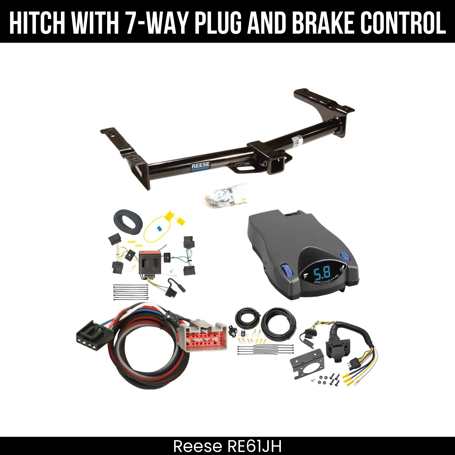 Trailer Hitch , 7-Way , Tekonsha Prodigy P2 Brake Control