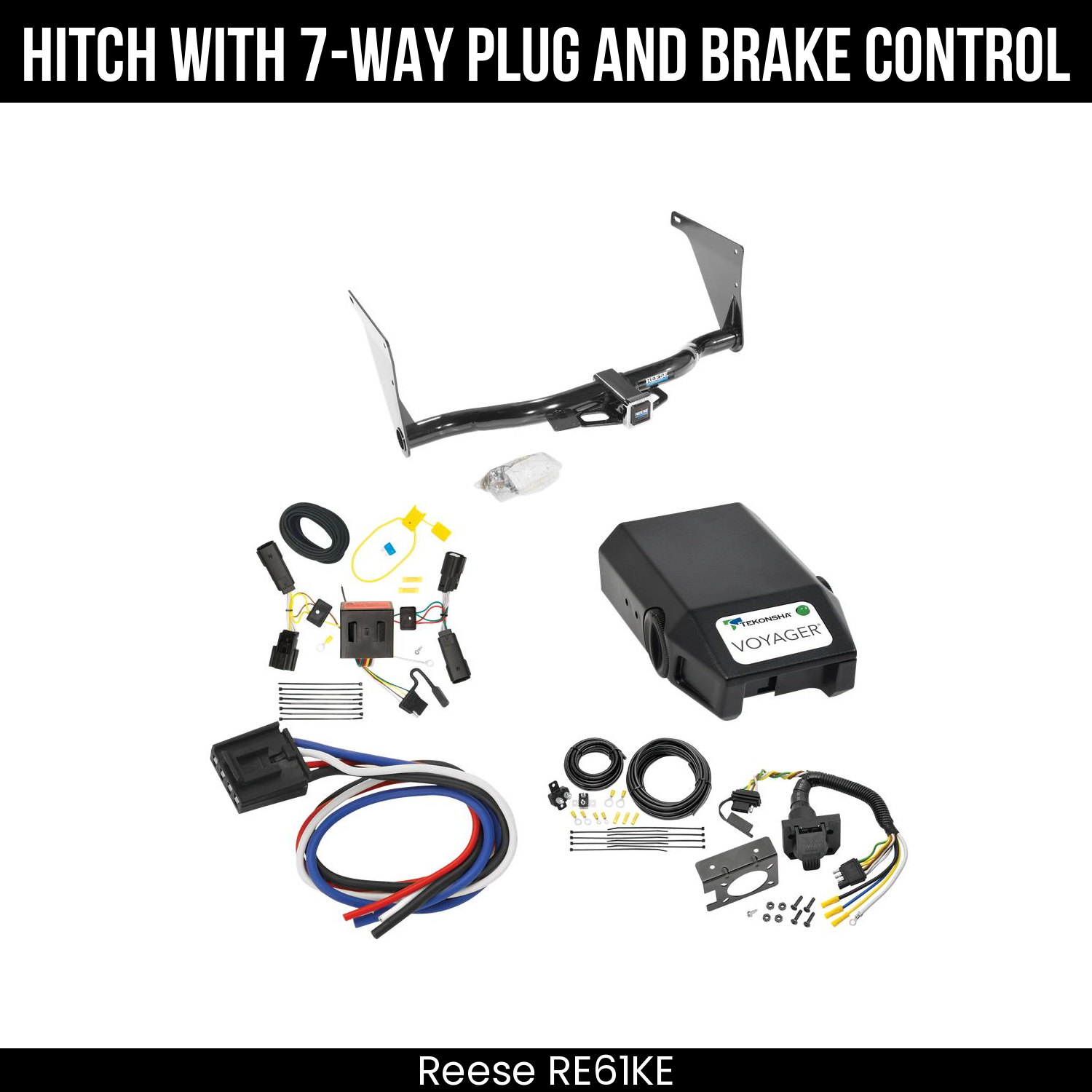 Trailer Hitch , 7-Way , Tekonsha Voyager Brake Control