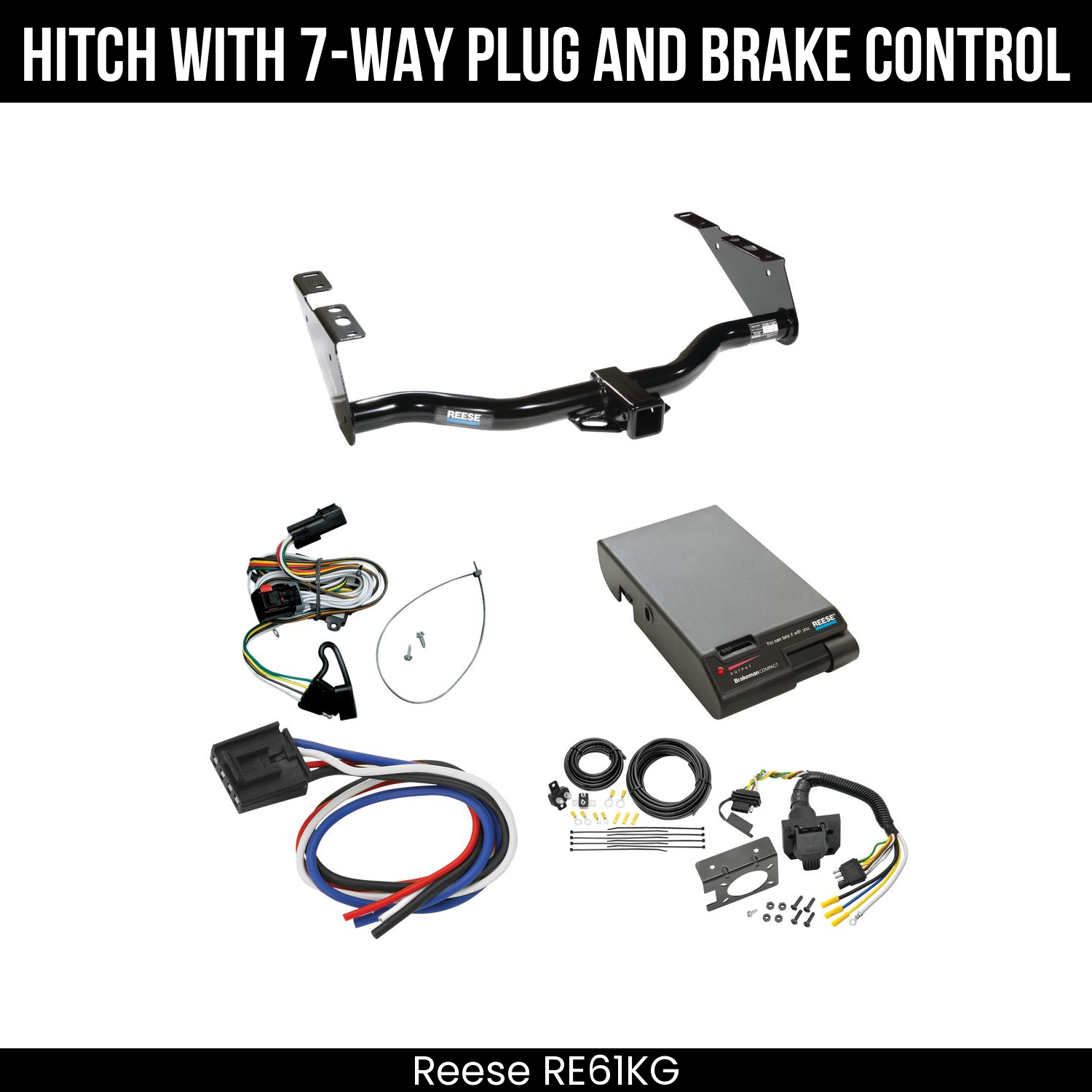Trailer Hitch , 7-Way , Reese Brakeman Brake Control