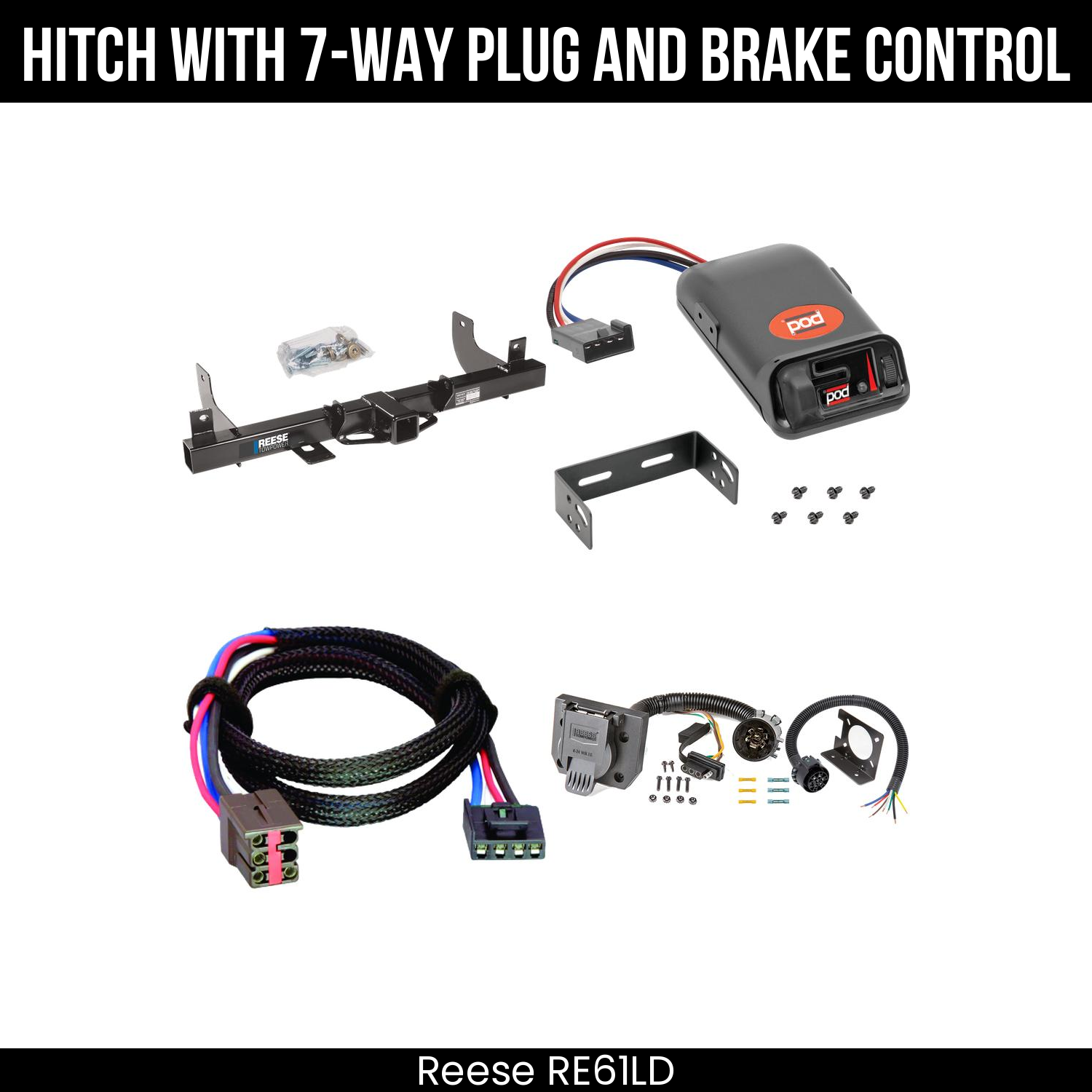Trailer Hitch , 7-Way , Pro Series POD Brake Control
