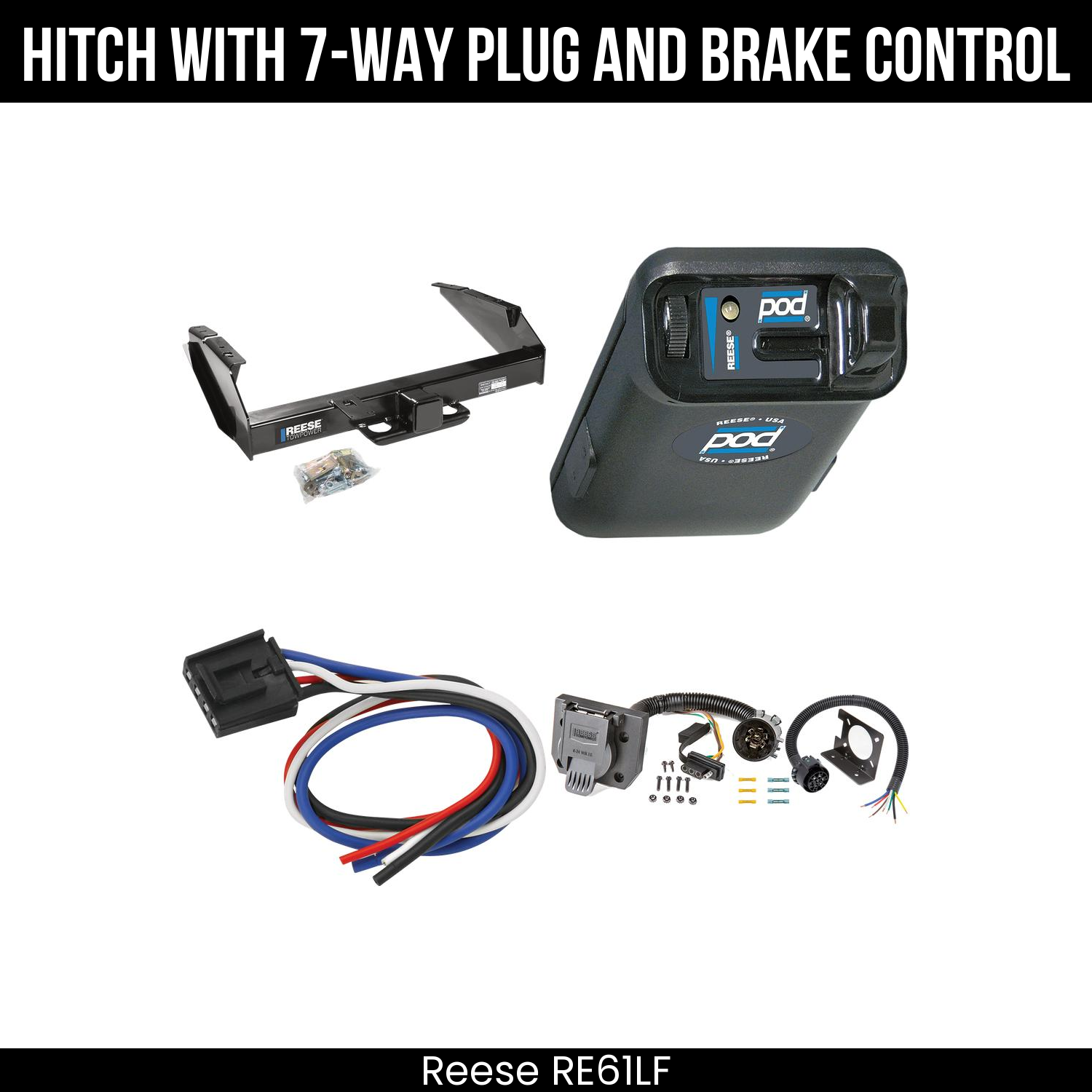 Trailer Hitch , 7-Way , Reese POD Brake Control