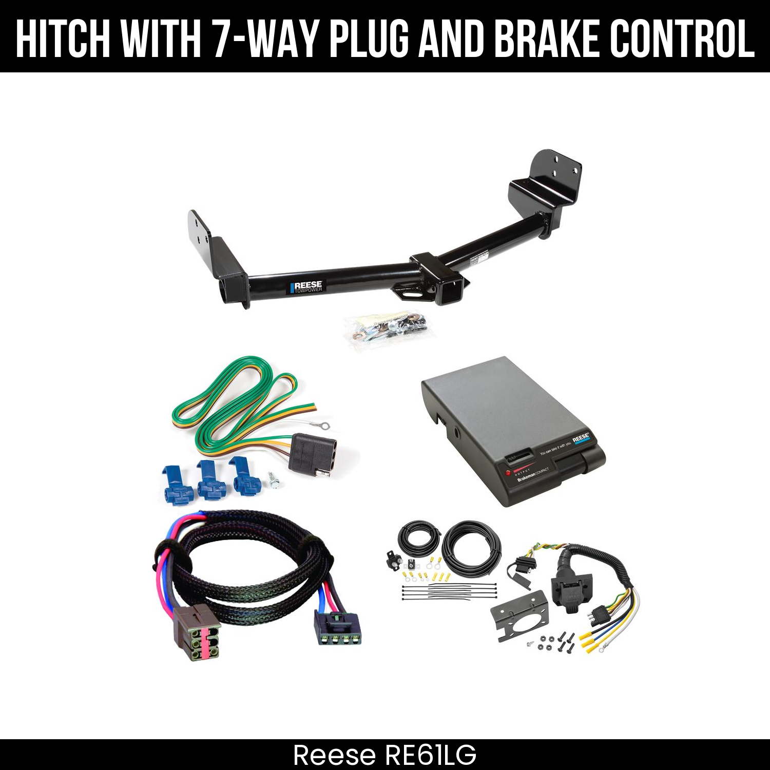 Trailer Hitch , 7-Way , Reese Brakeman Brake Control
