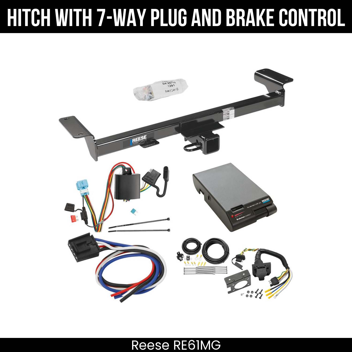Trailer Hitch , 7-Way , Reese Brakeman Brake Control