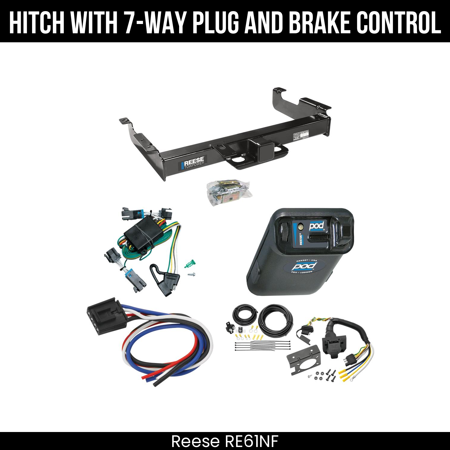 Trailer Hitch , 7-Way , Reese POD Brake Control