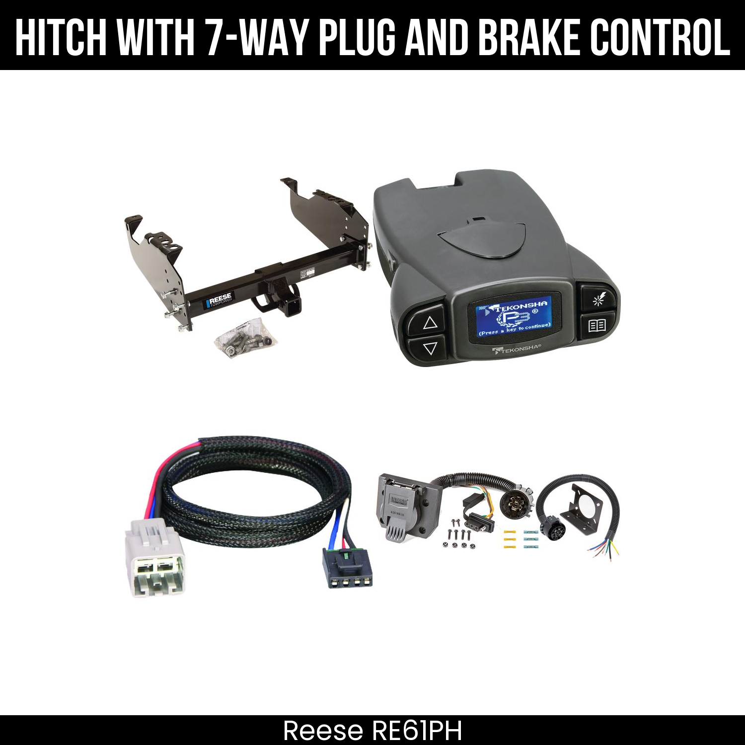Trailer Hitch , 7-Way , Tekonsha Prodigy P3 Brake Control
