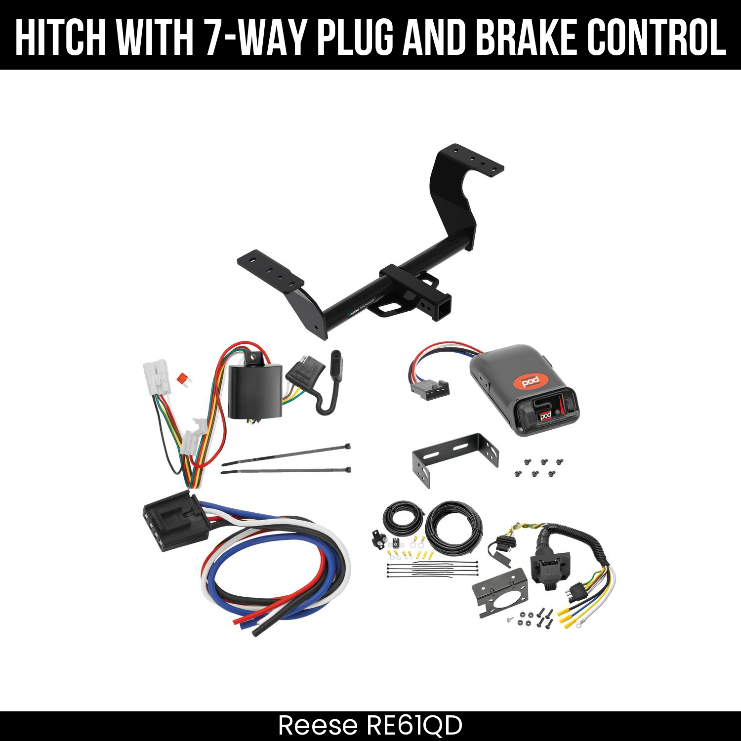 Trailer Hitch , 7-Way , Pro Series POD Brake Control