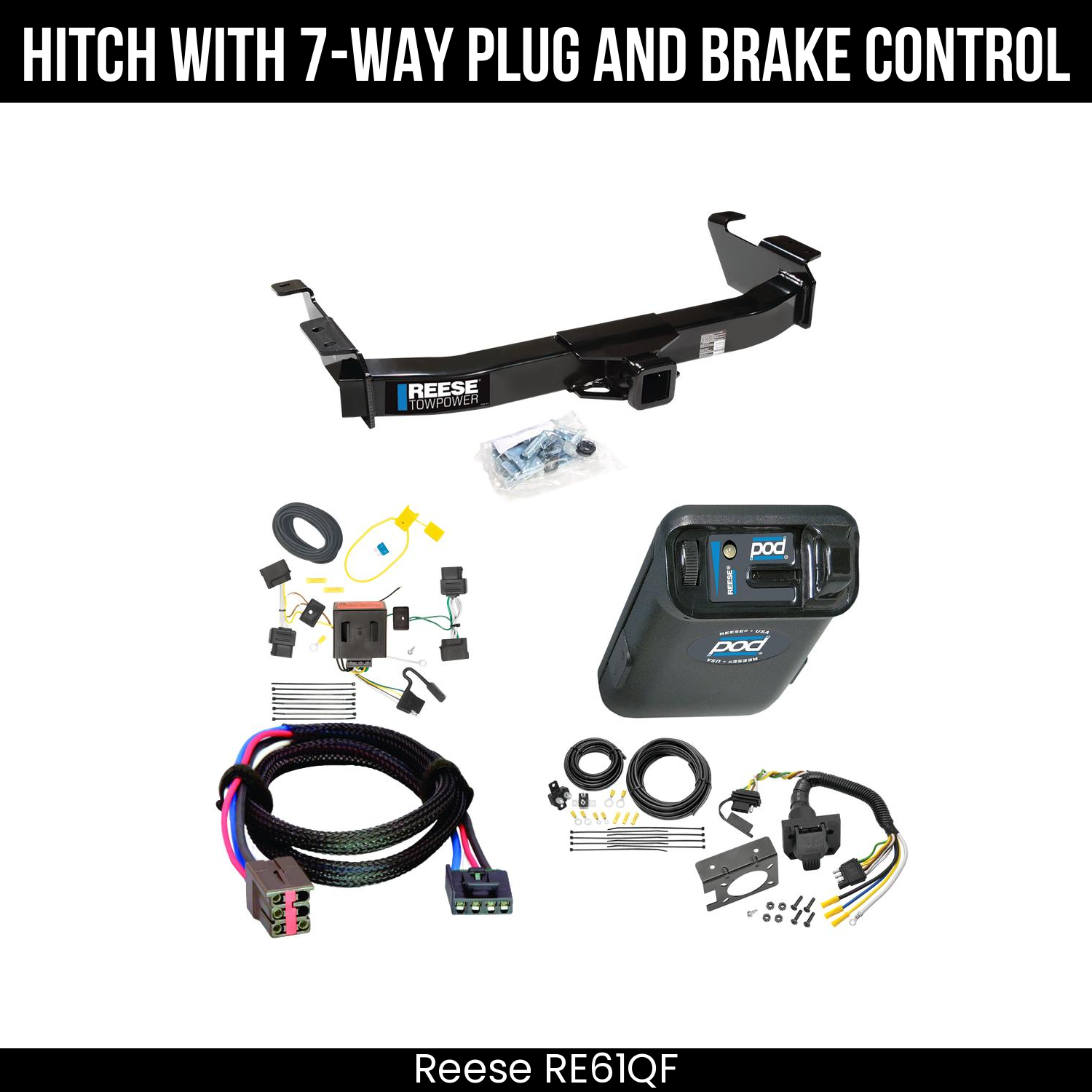 Trailer Hitch , 7-Way , Reese POD Brake Control